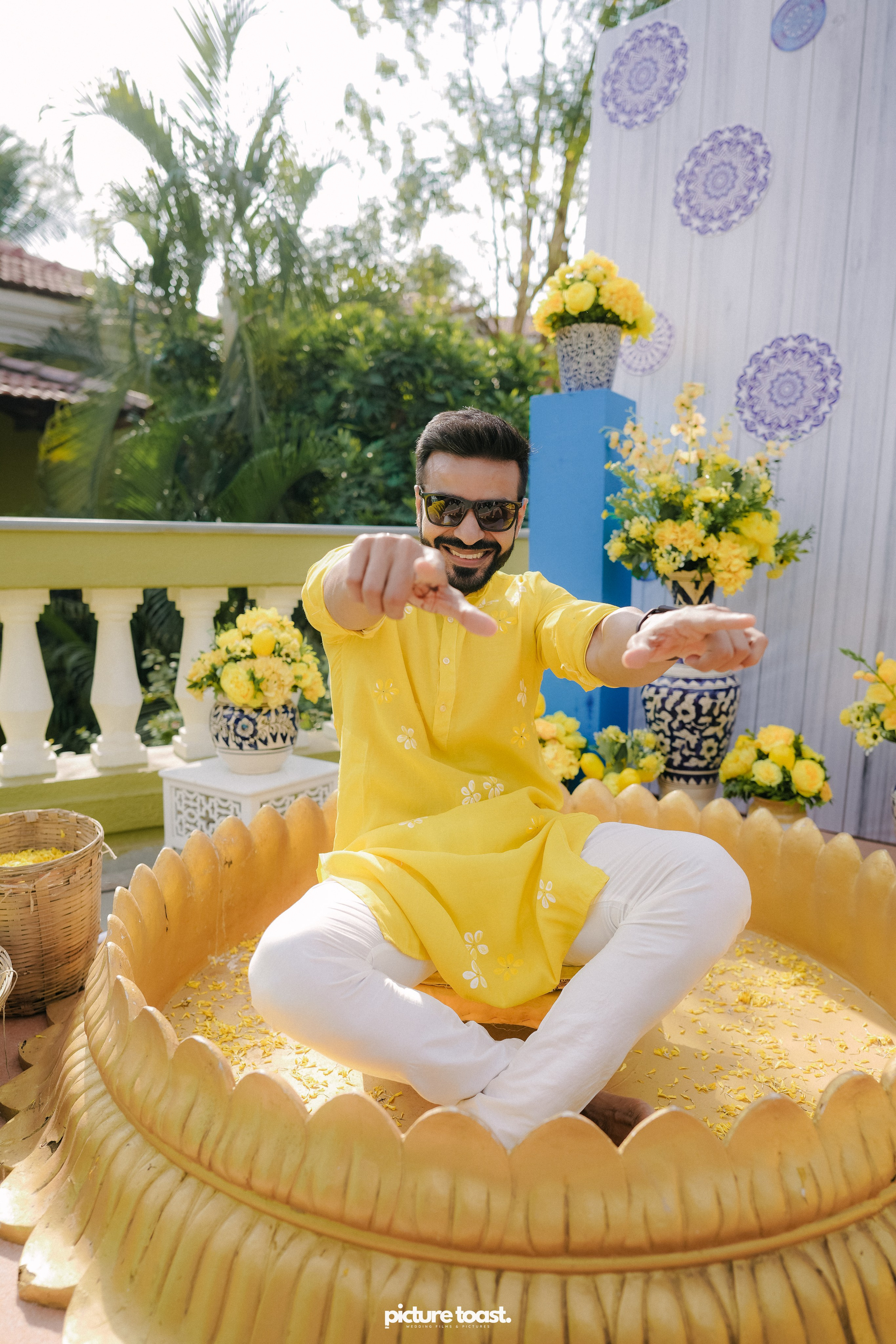 Haldi Hues Ft. Baebie & Goyal. Fine art Wedding Photographers in India & Canada