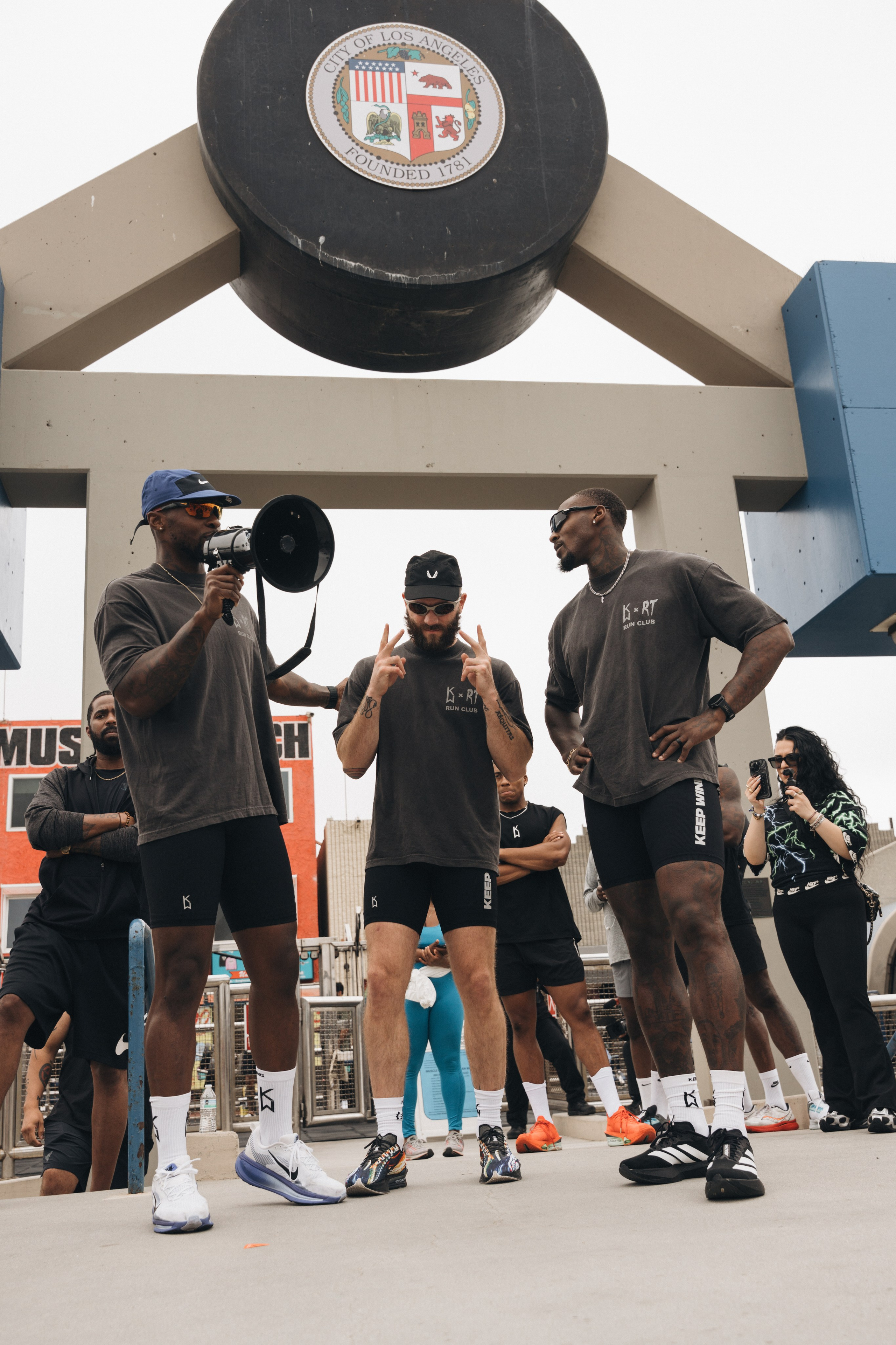 Keep Winning & Revenge Tour Run Club. Santa Monica based photographer Kristina Vasilenko