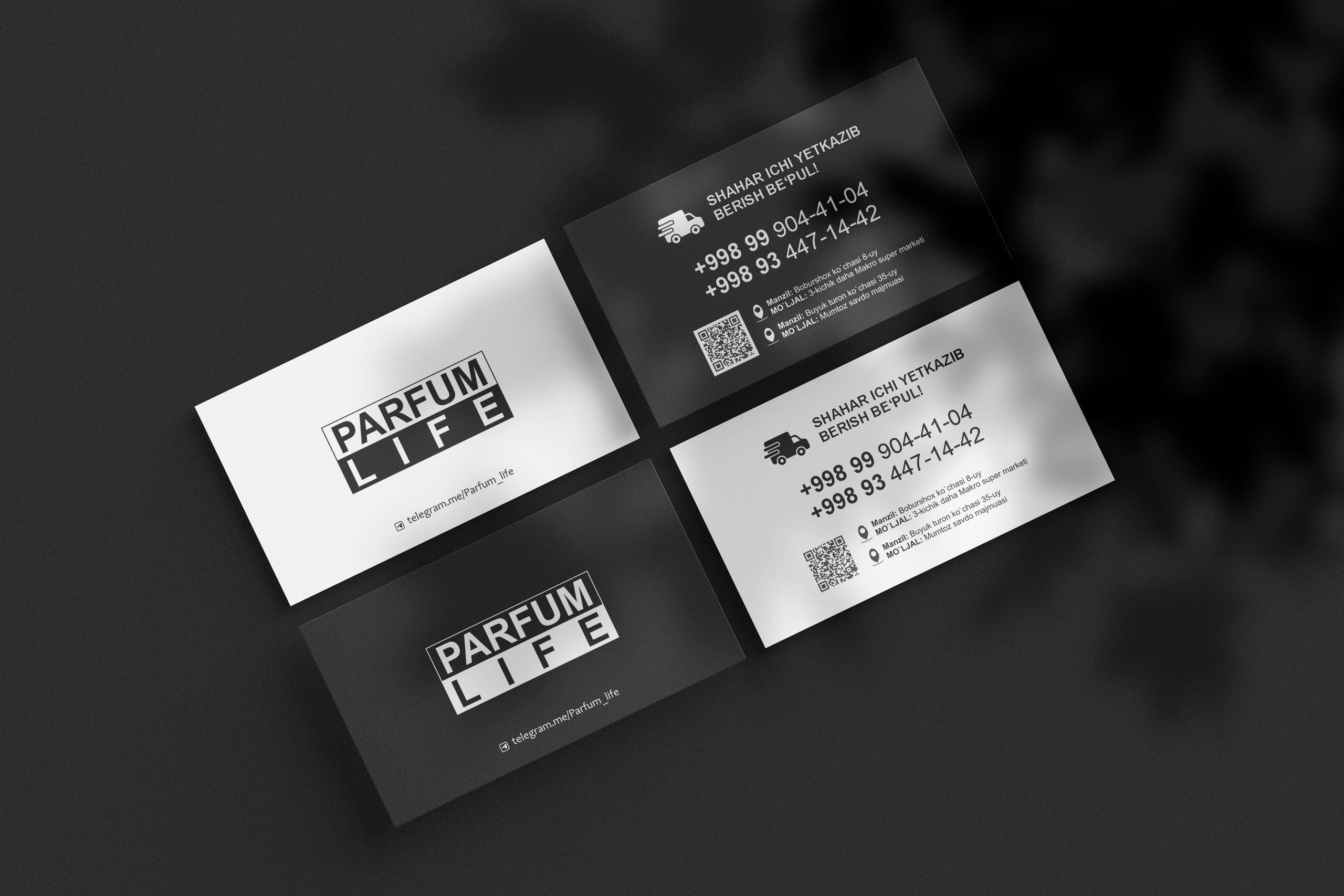 Parfum Life — Logotip / Qadoq dizayni. Dirov — Hayot Khodirov