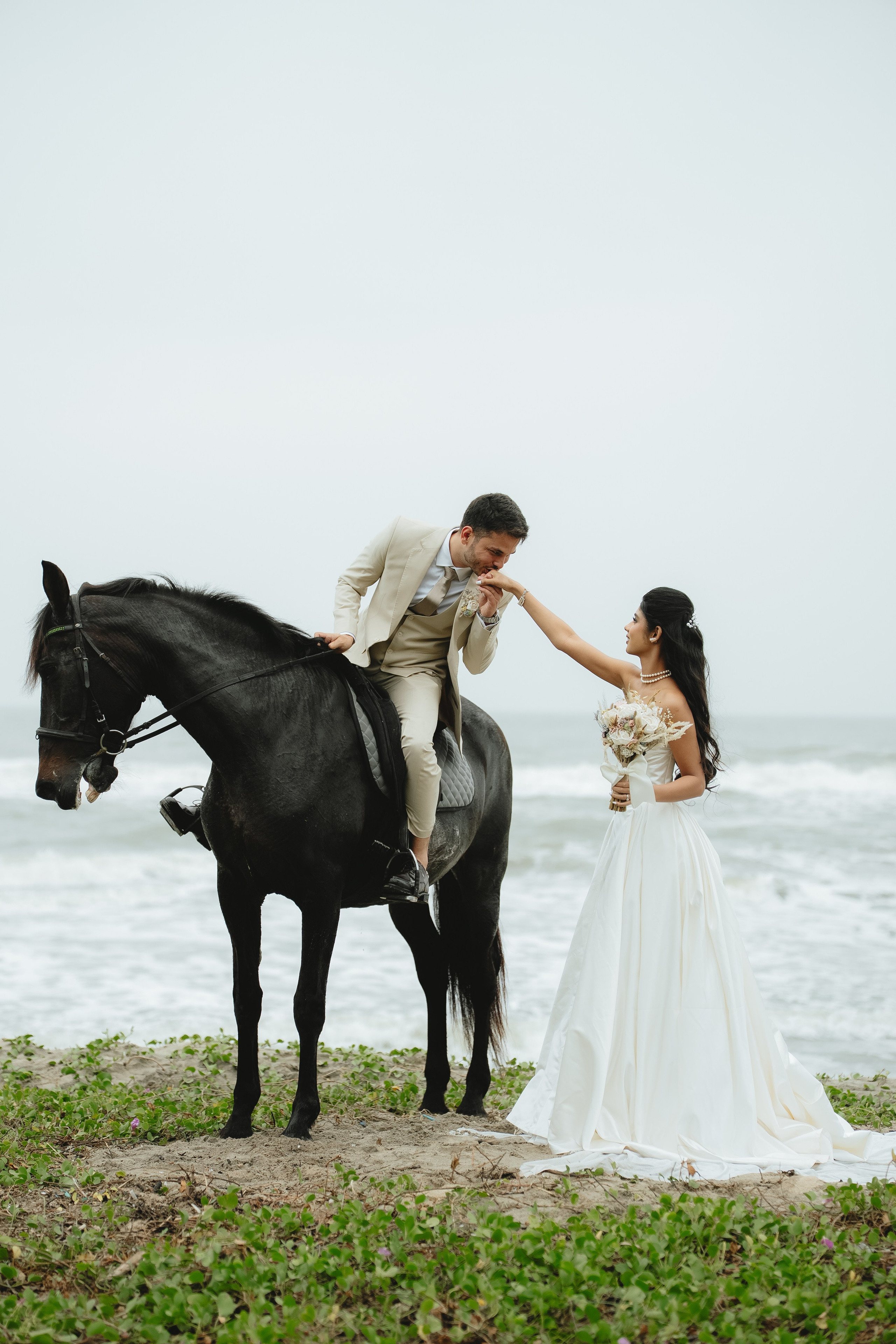 Not a Usual English Wedding!. Fine art Wedding Photographers in India & Canada