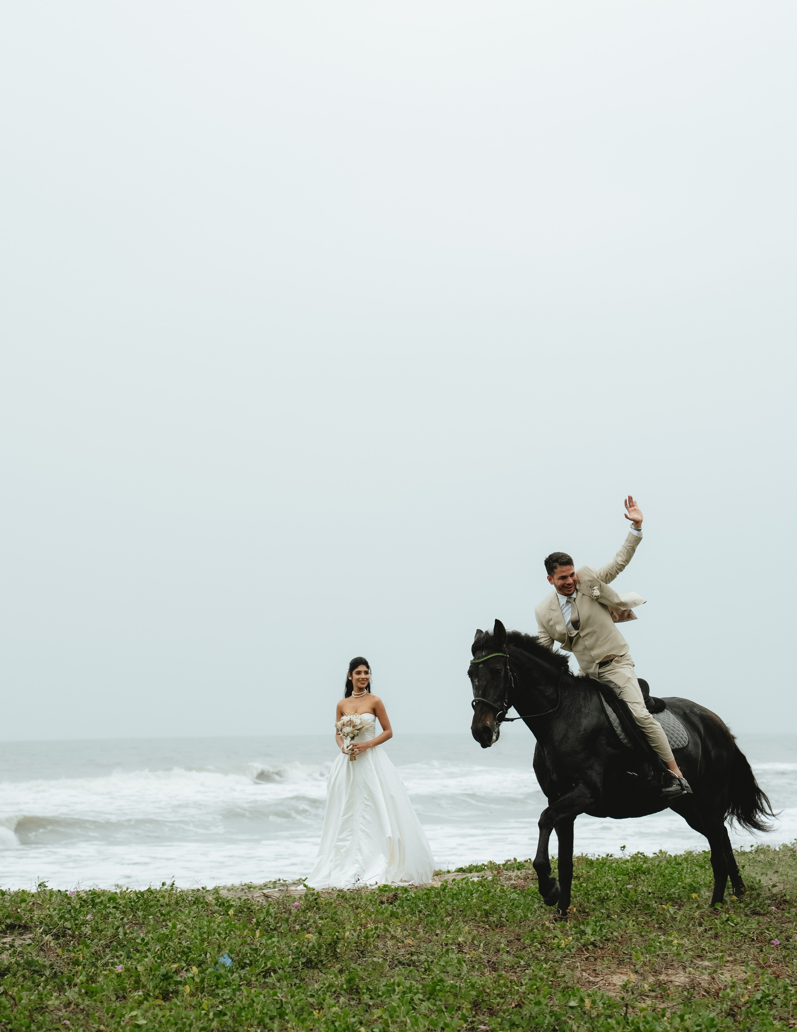 Not a Usual English Wedding!. Fine art Wedding Photographers in India & Canada