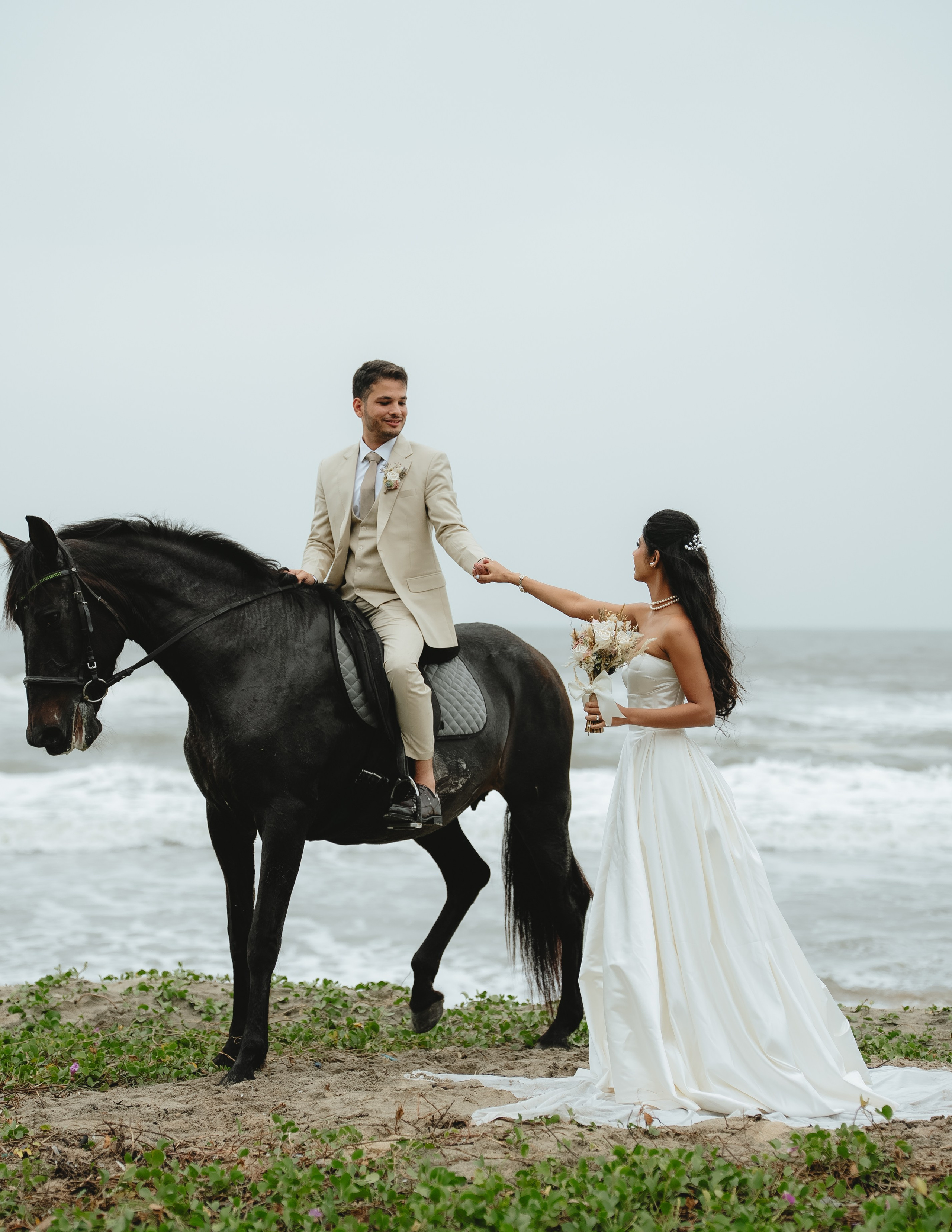 Not a Usual English Wedding!. Fine art Wedding Photographers in India & Canada