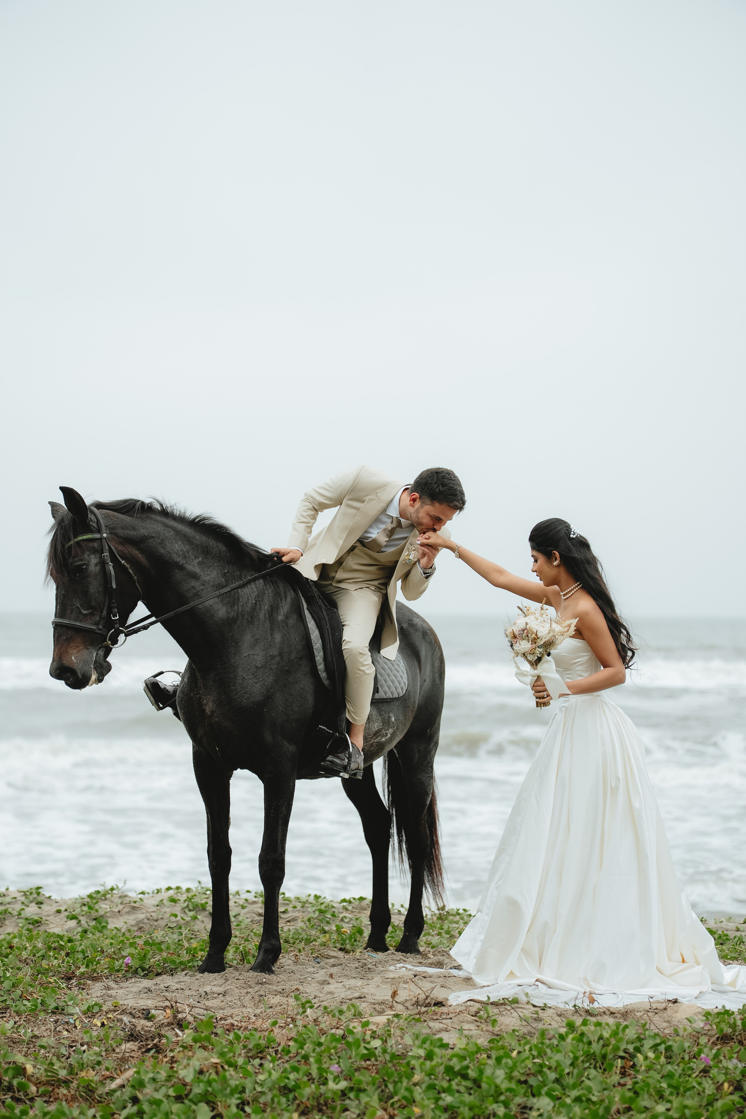 Not a Usual English Wedding!. Fine art Wedding Photographers in India & Canada