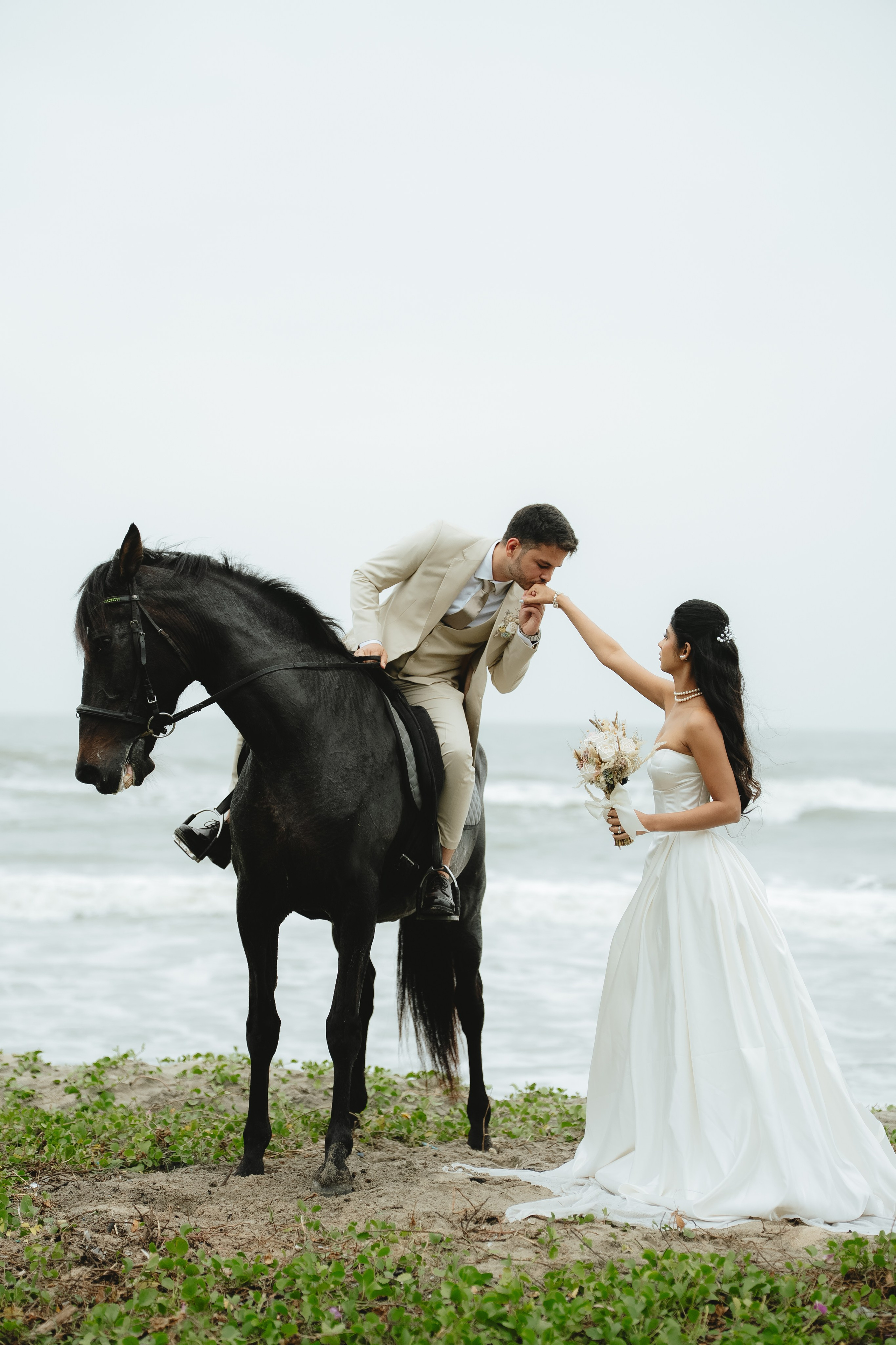 Not a Usual English Wedding!. Fine art Wedding Photographers in India & Canada
