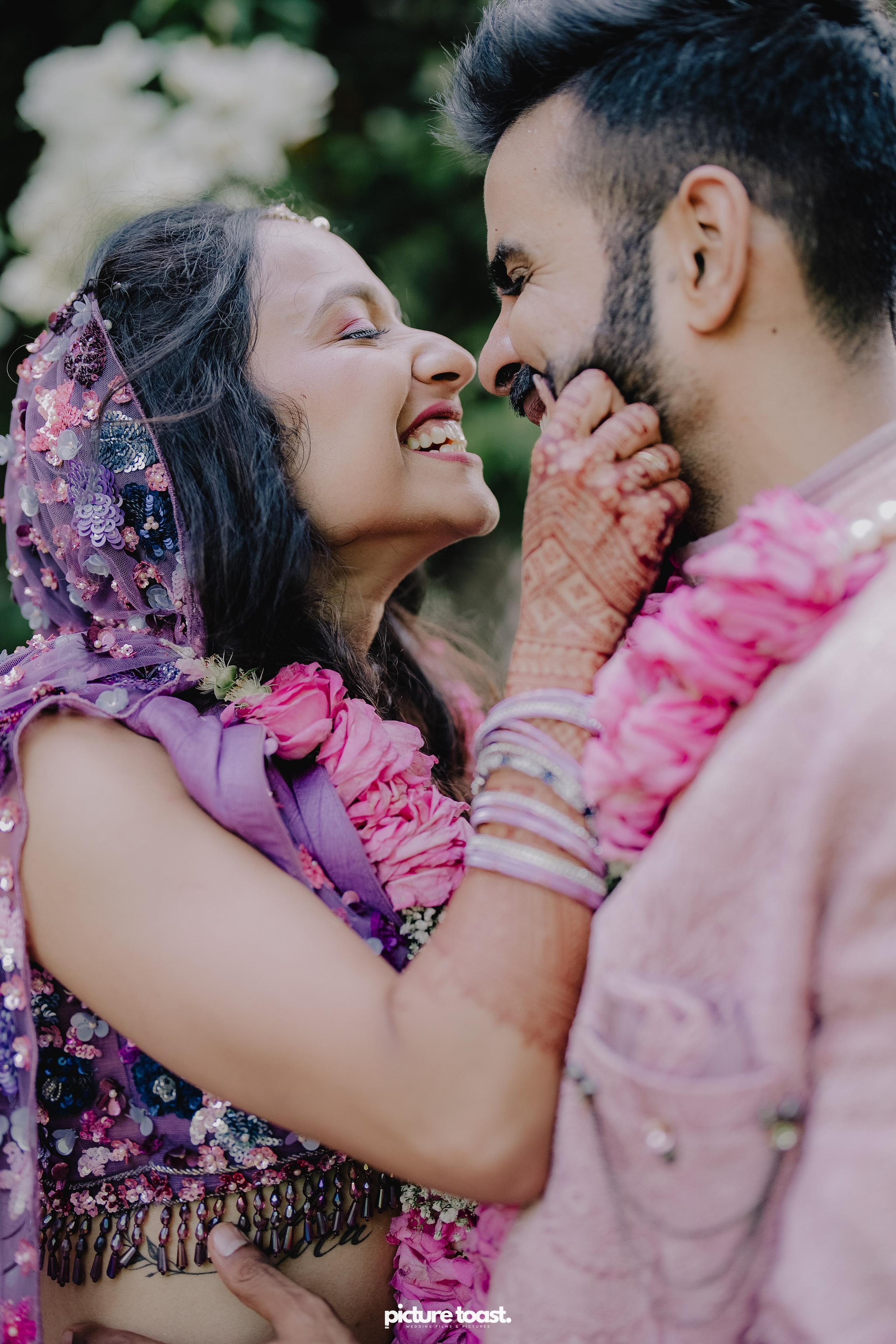Varamala Ft. Barbie & Aneesh. Fine art Wedding Photographers in India & Canada