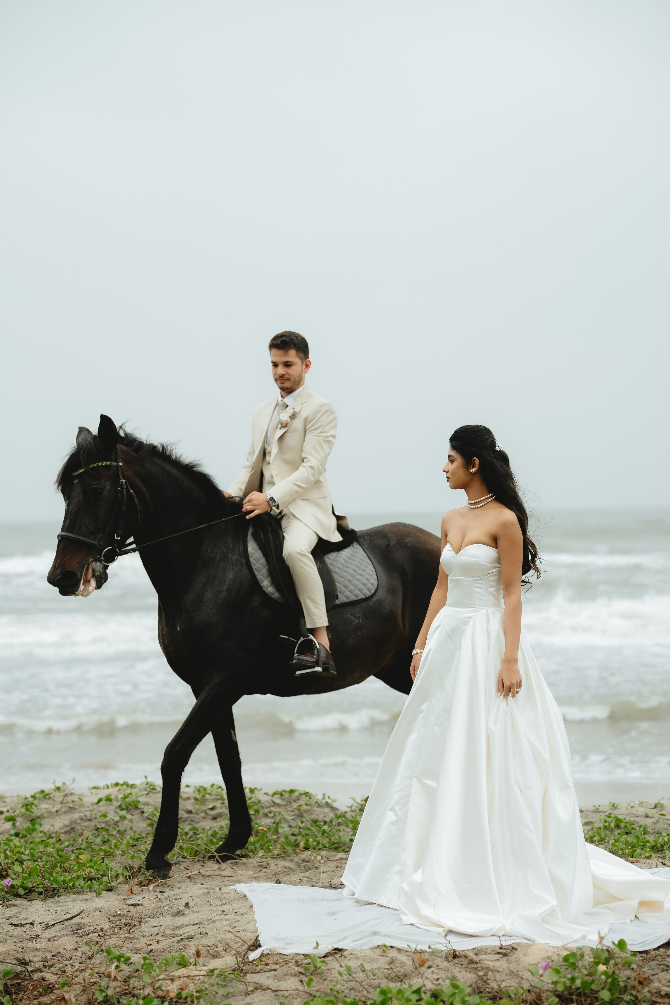 Not a Usual English Wedding!. Fine art Wedding Photographers in India & Canada
