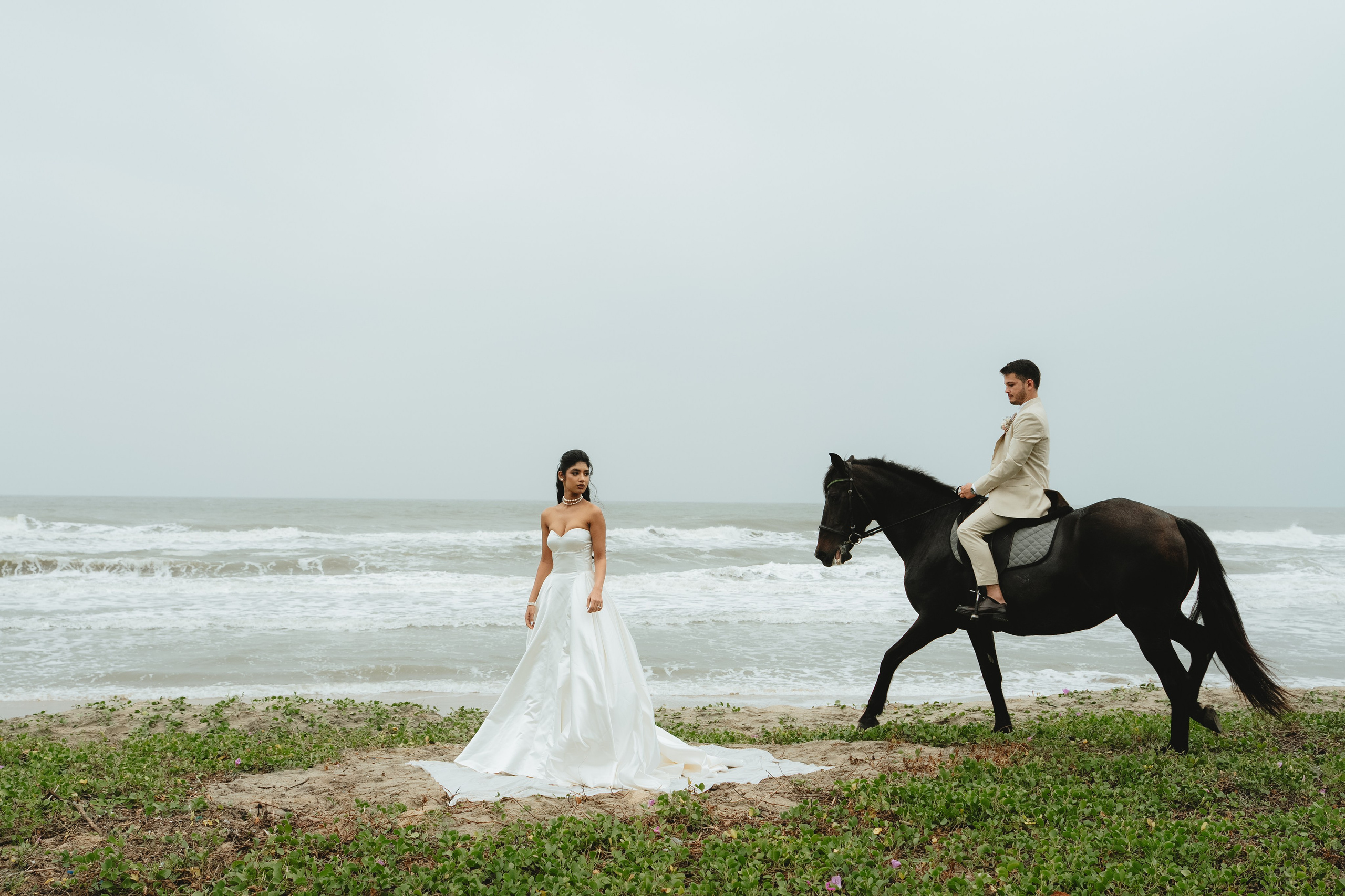 Not a Usual English Wedding!. Fine art Wedding Photographers in India & Canada