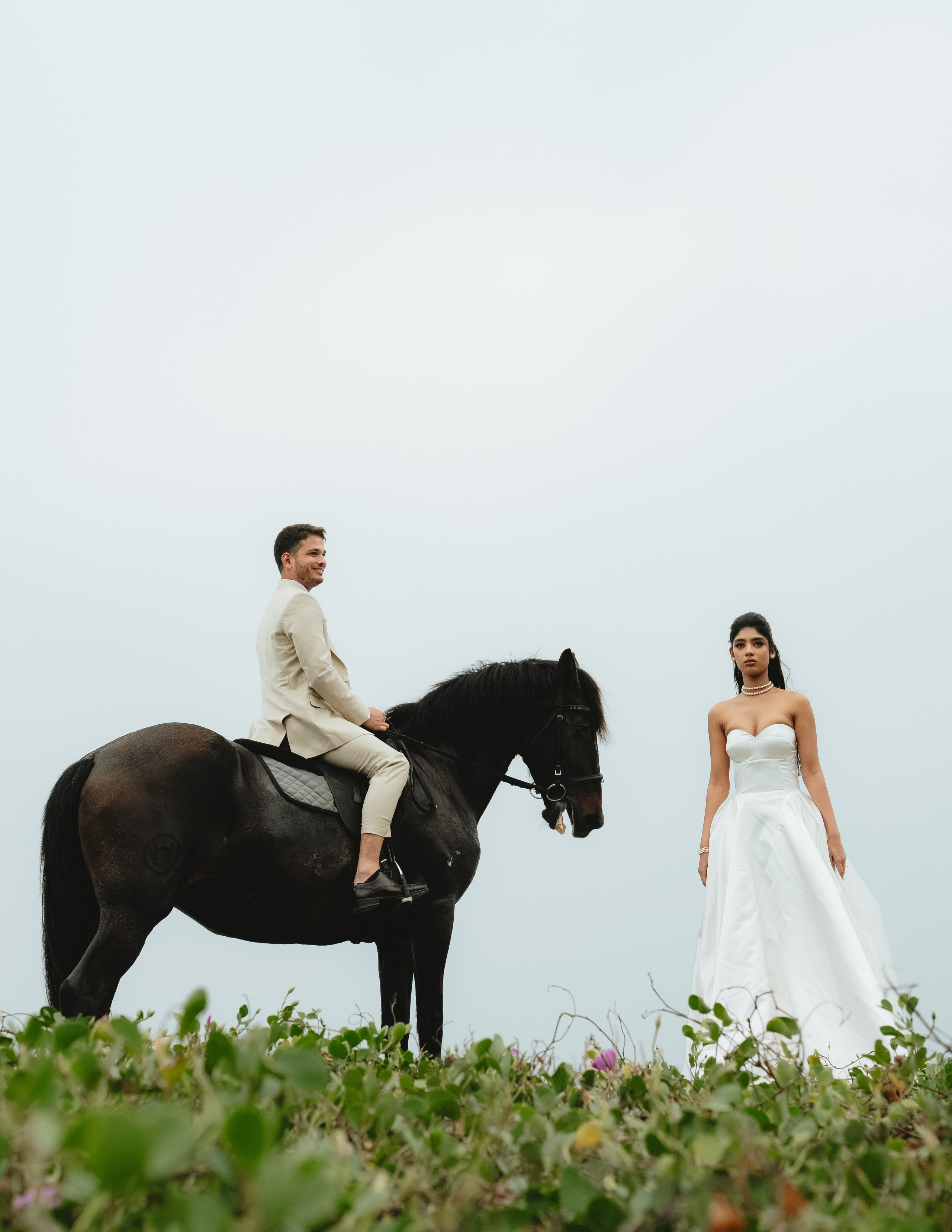 Not a Usual English Wedding!. Fine art Wedding Photographers in India & Canada