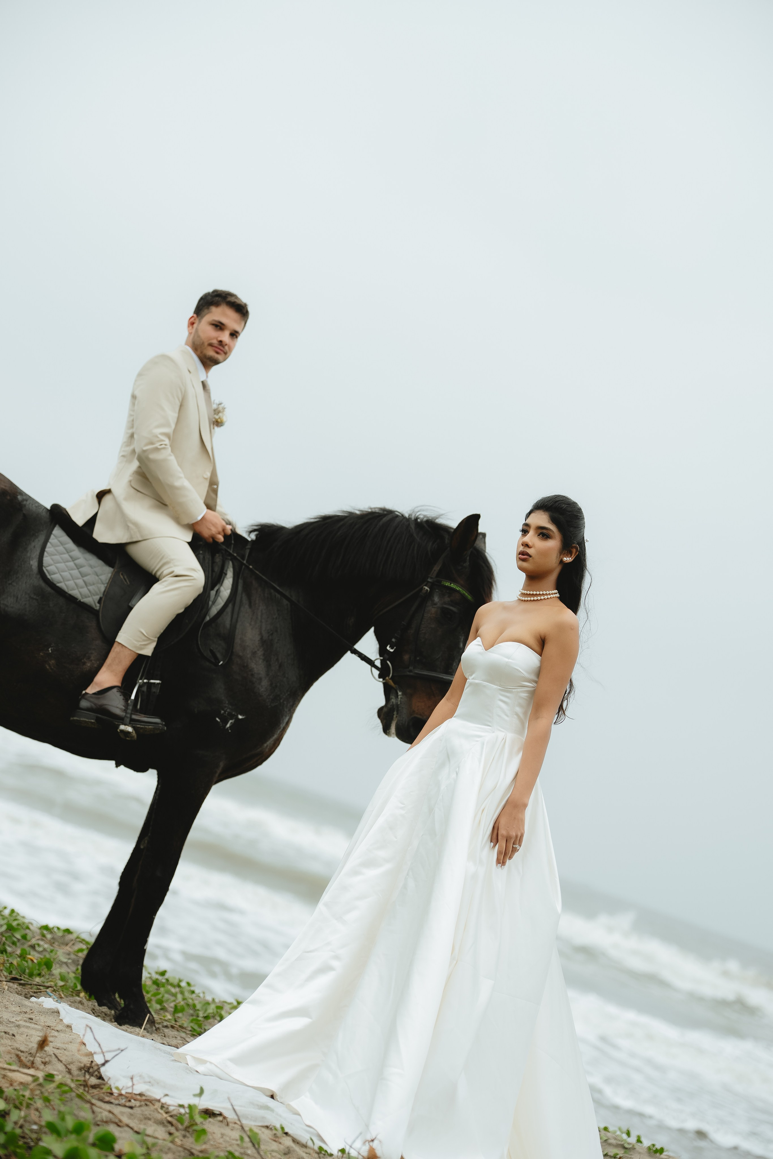 Not a Usual English Wedding!. Fine art Wedding Photographers in India & Canada