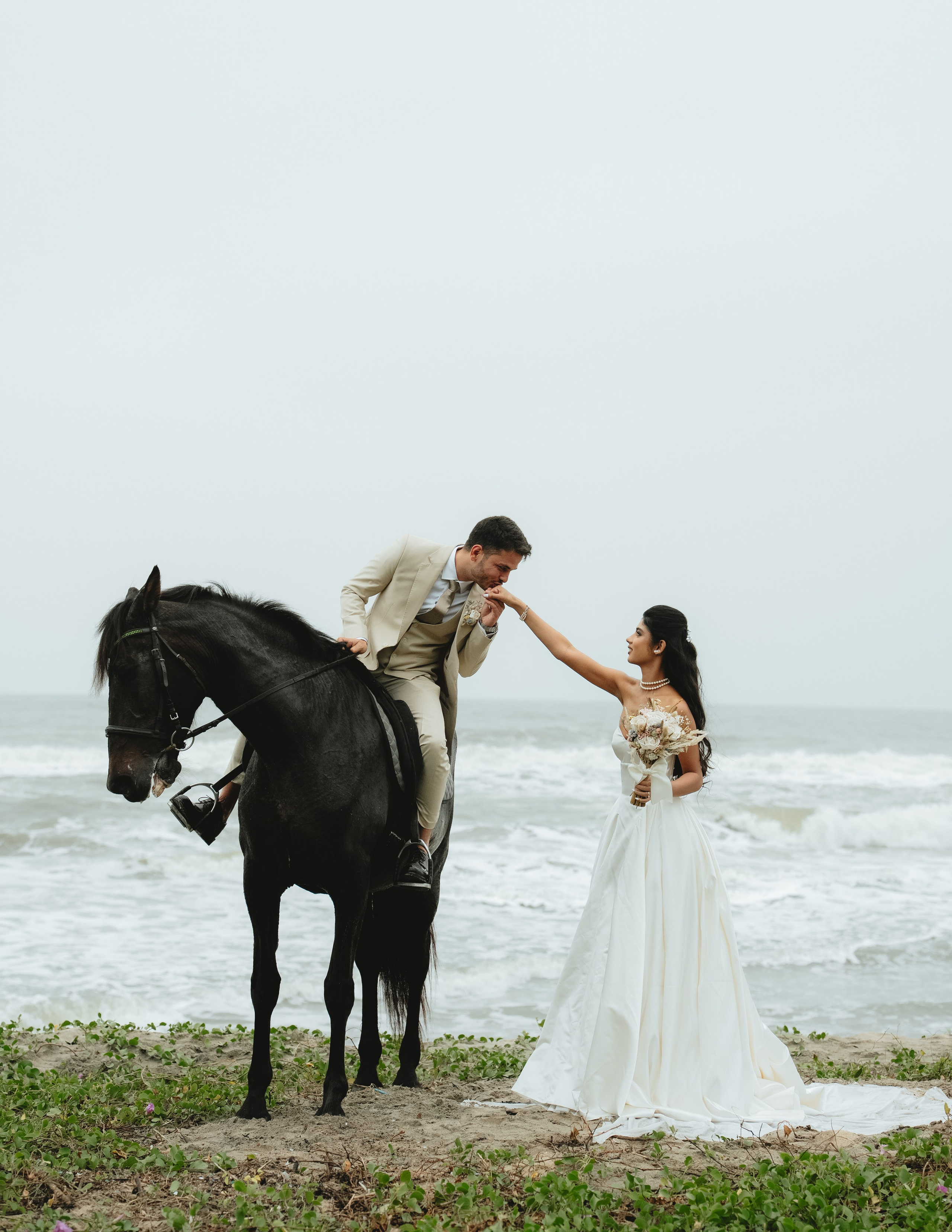 Not a Usual English Wedding!. Fine art Wedding Photographers in India & Canada