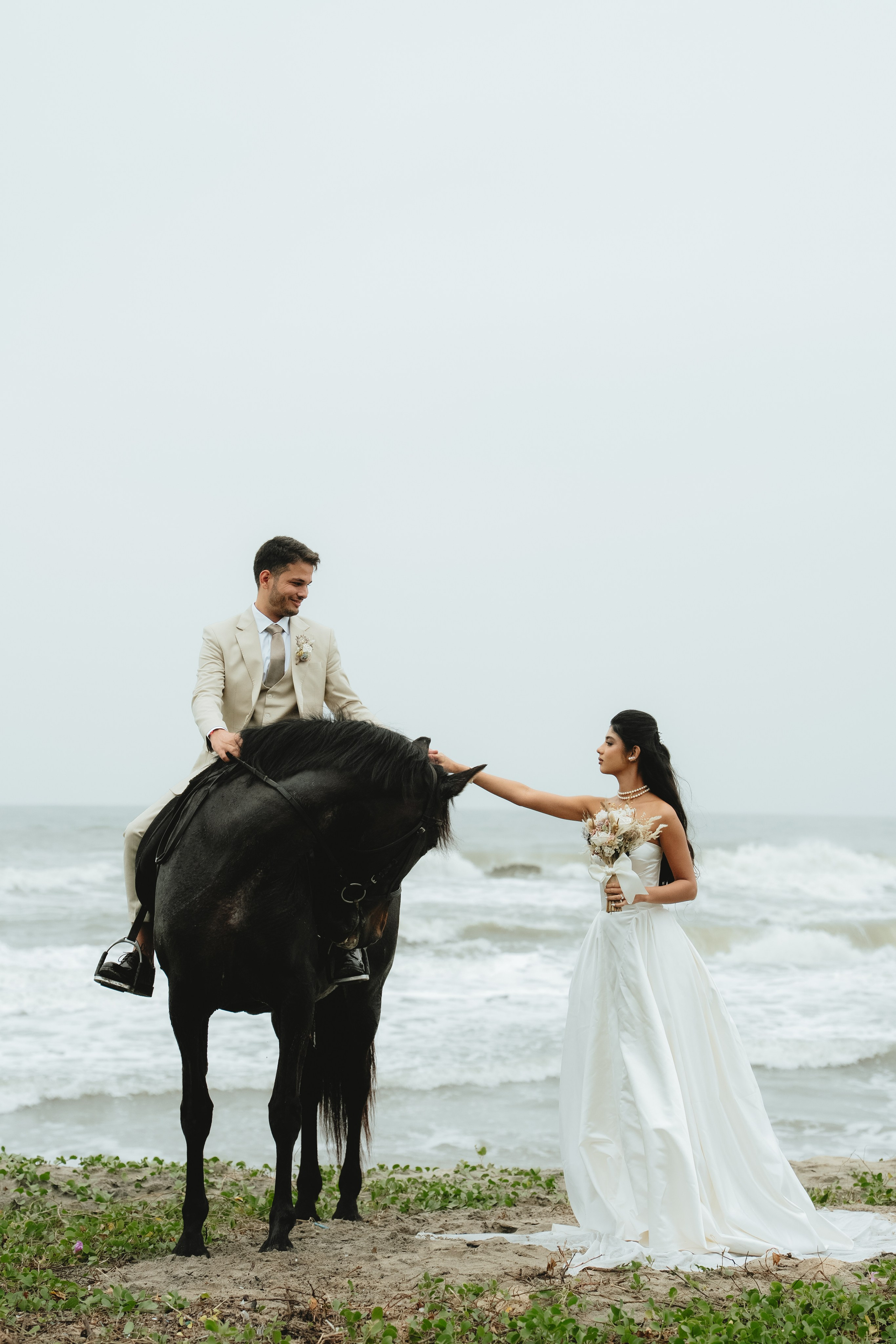 Not a Usual English Wedding!. Fine art Wedding Photographers in India & Canada