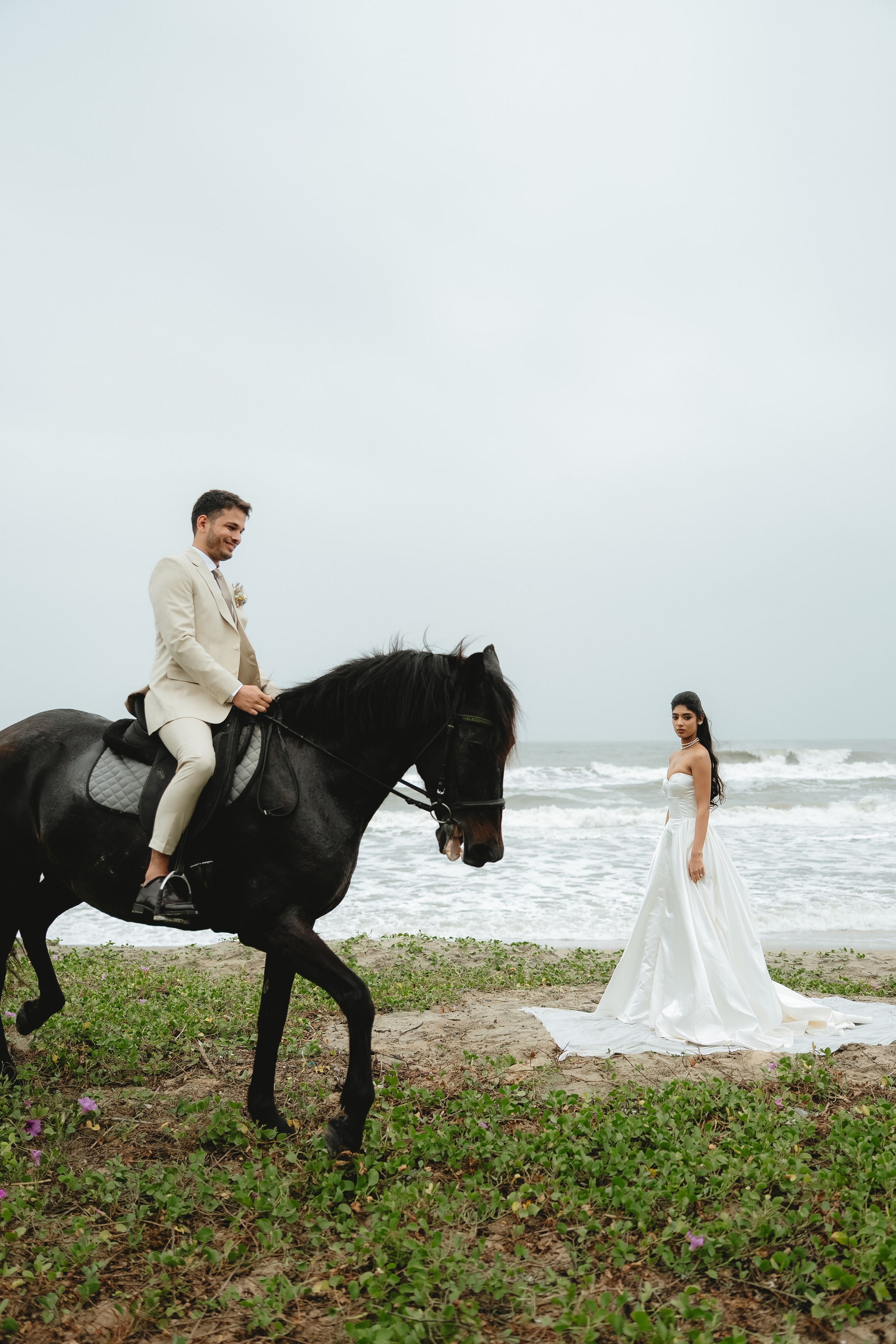 Not a Usual English Wedding!. Fine art Wedding Photographers in India & Canada