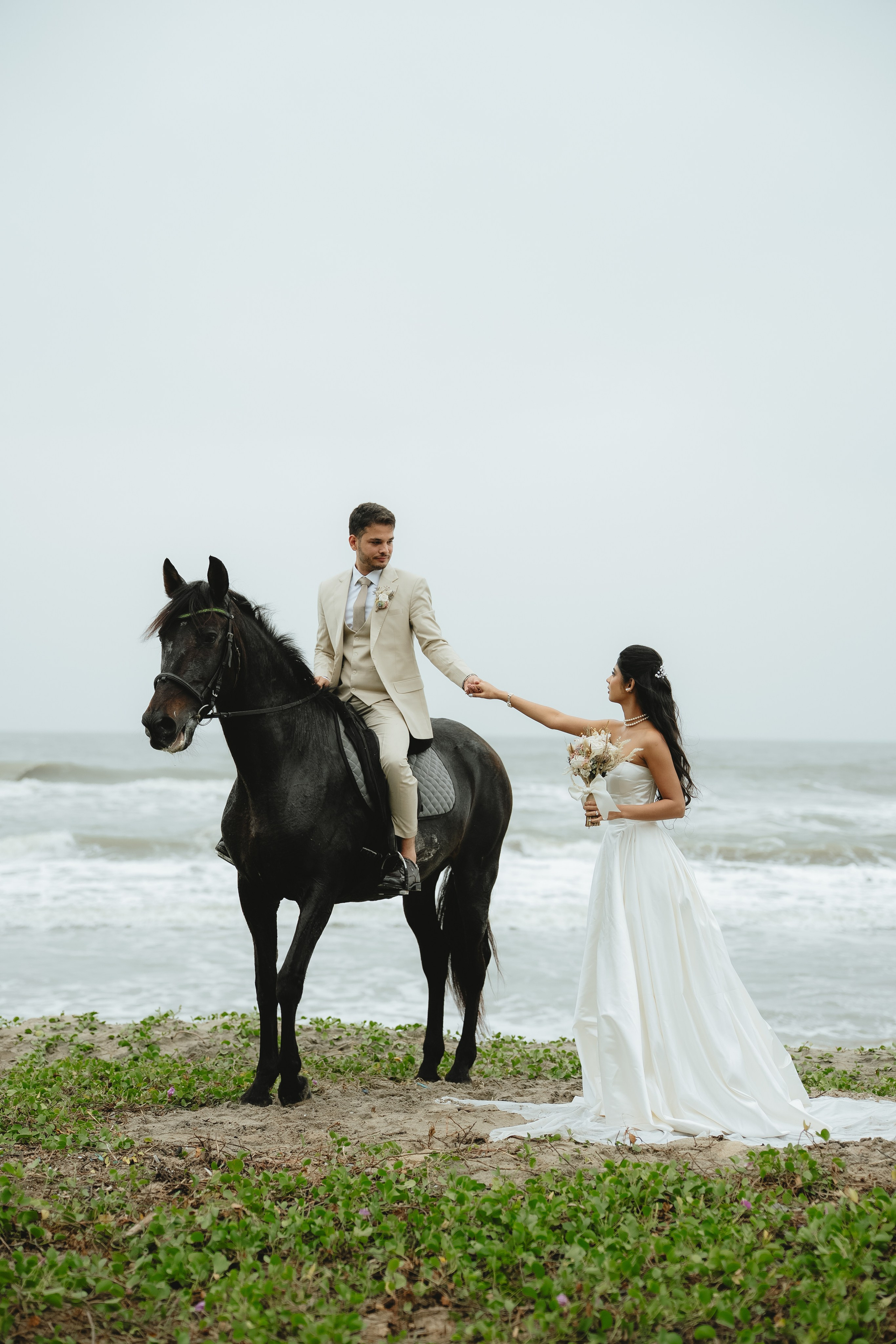 Not a Usual English Wedding!. Fine art Wedding Photographers in India & Canada