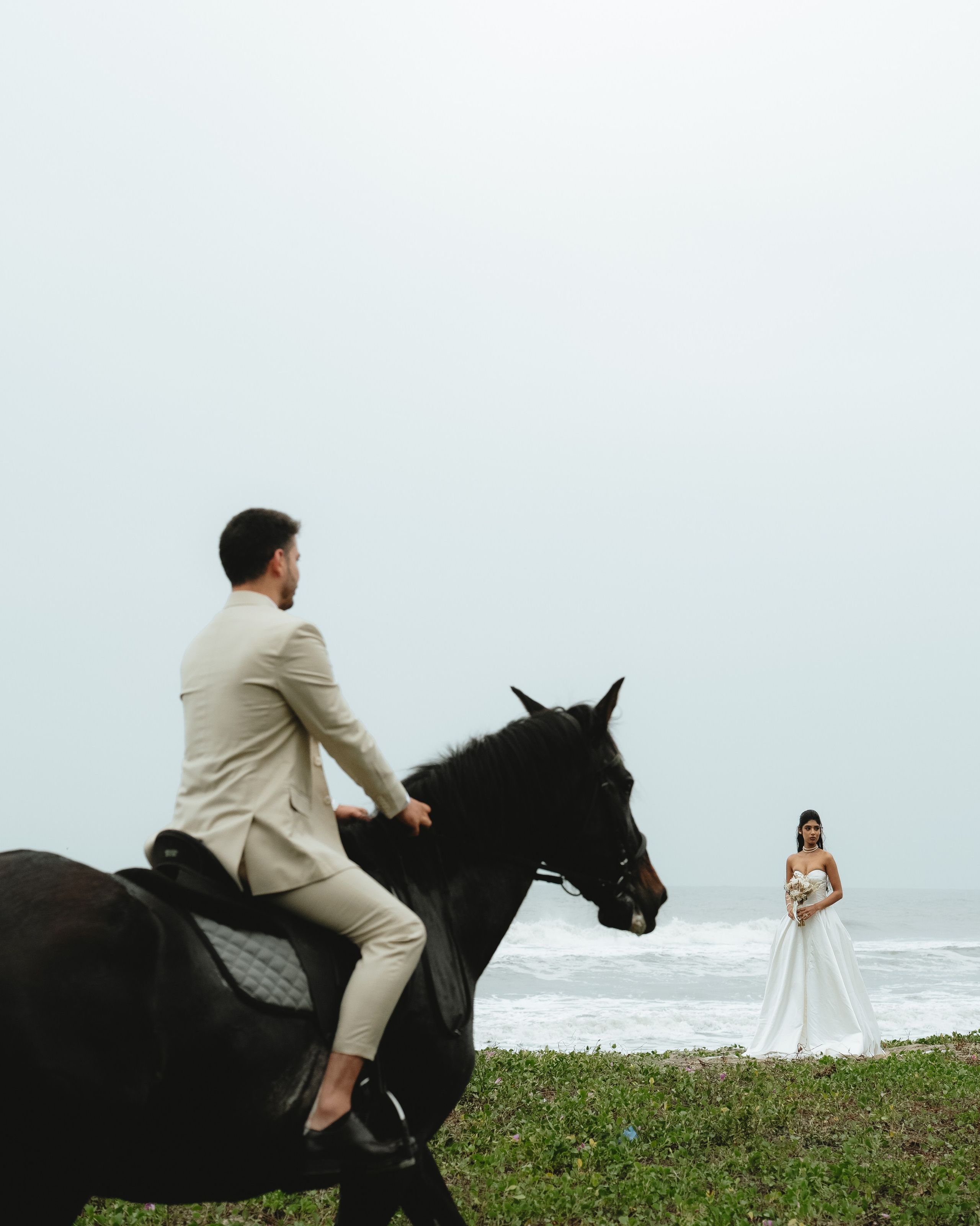 Not a Usual English Wedding!. Fine art Wedding Photographers in India & Canada