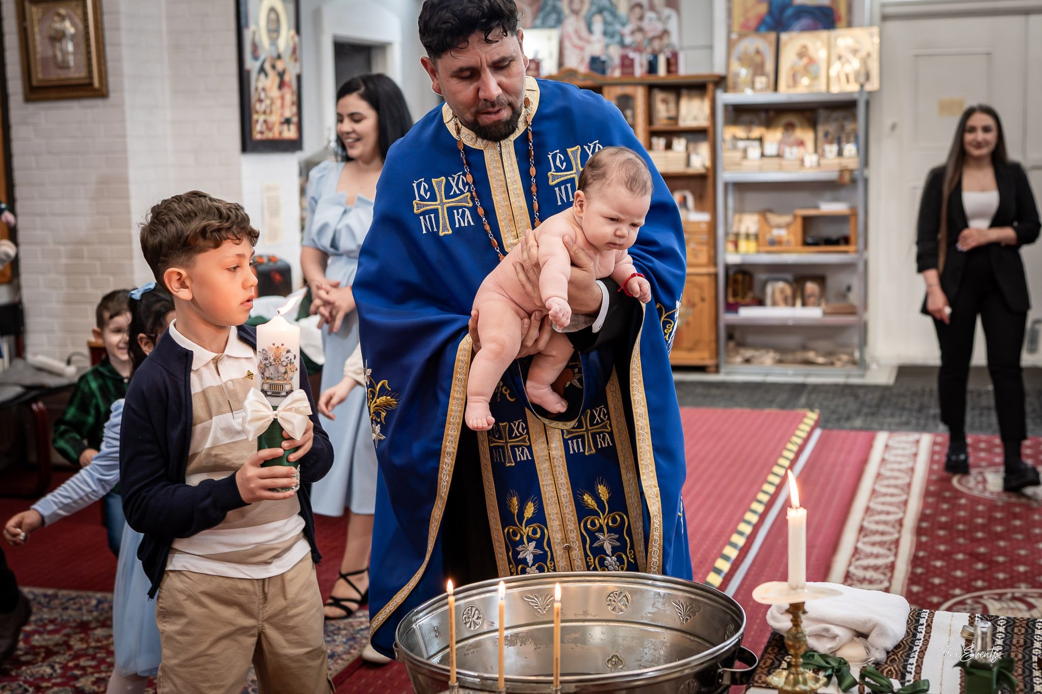 Fotograf Botez Vejle | Biserica Românească | AlexEvents