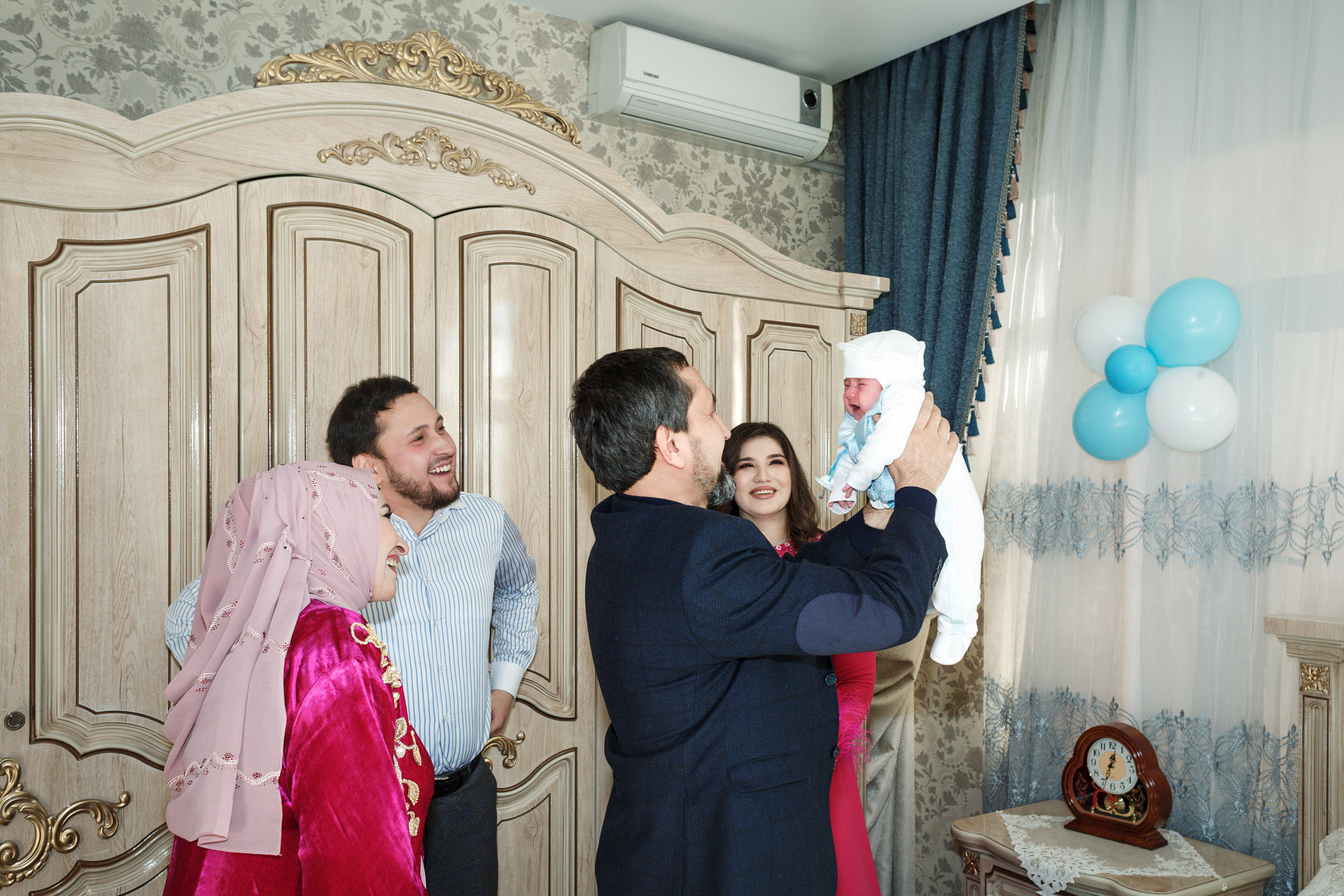 Выписка из роддома в Ташкенте, Узбекистан