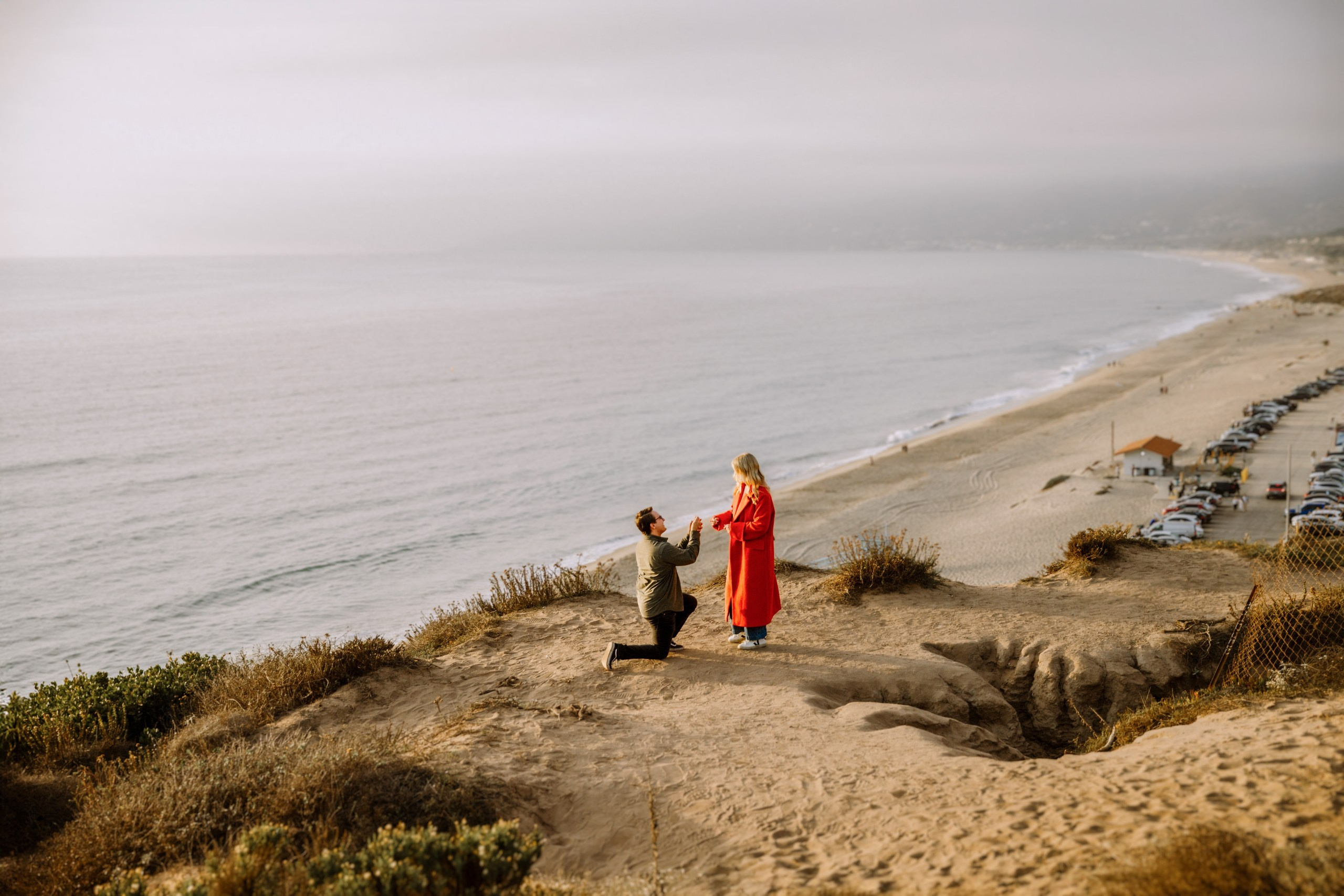 Proposal Session at Point Dume, Malibu | Taya Frank. Southern California Family and Couple Photographer