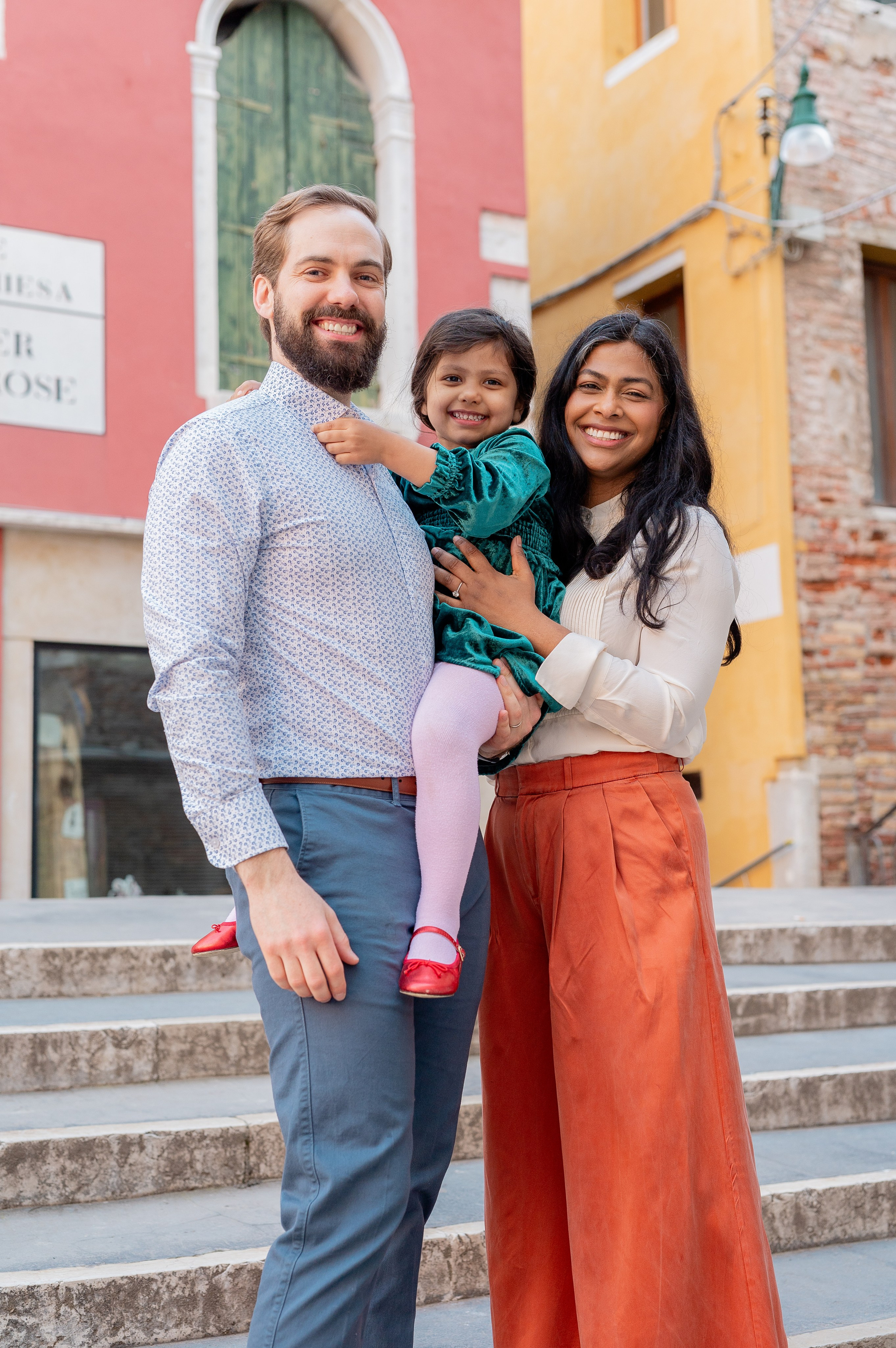 Family photoshoot in Venice. Фотограф в Венеции Anna Terzi