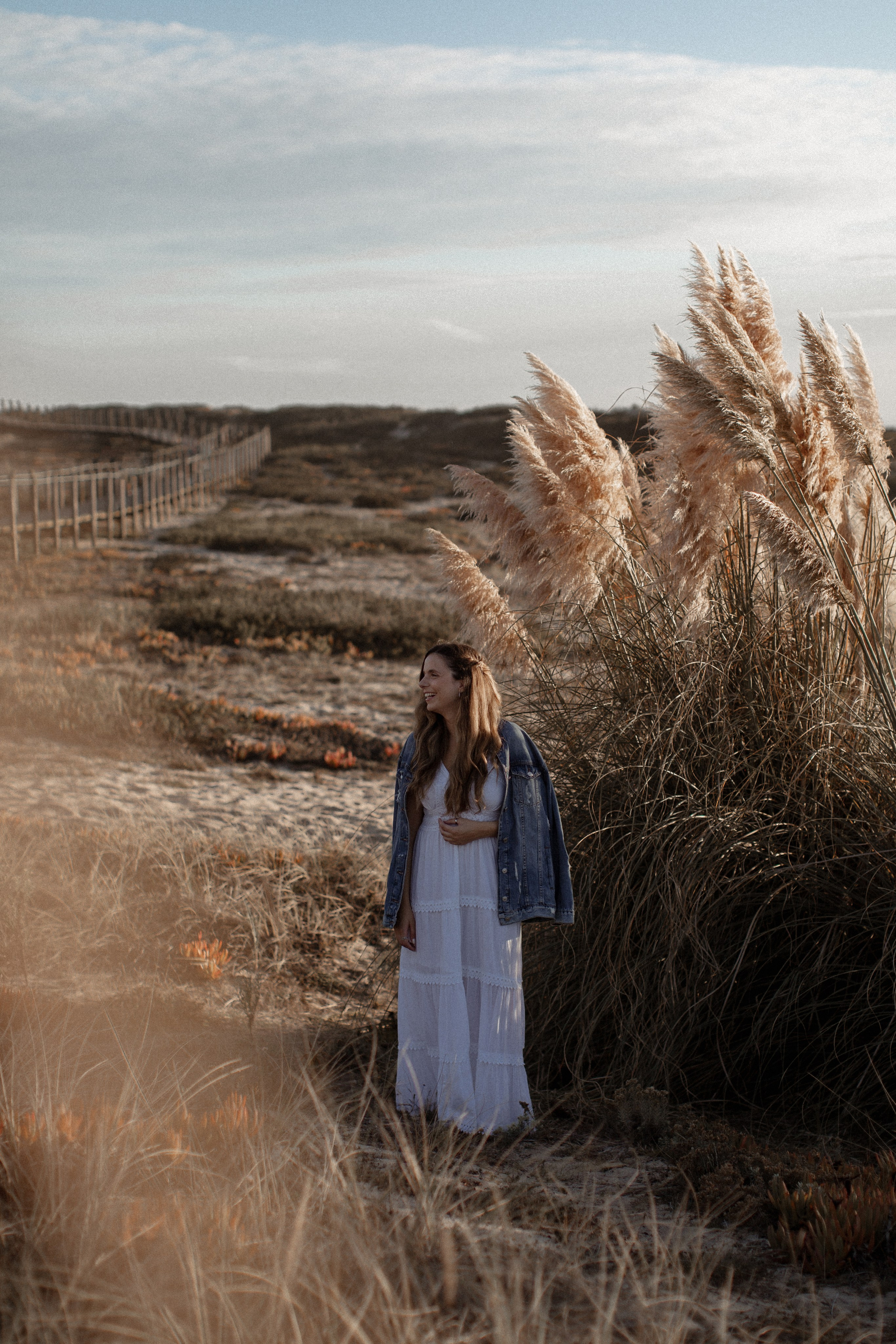 Sunset on the beach. True self