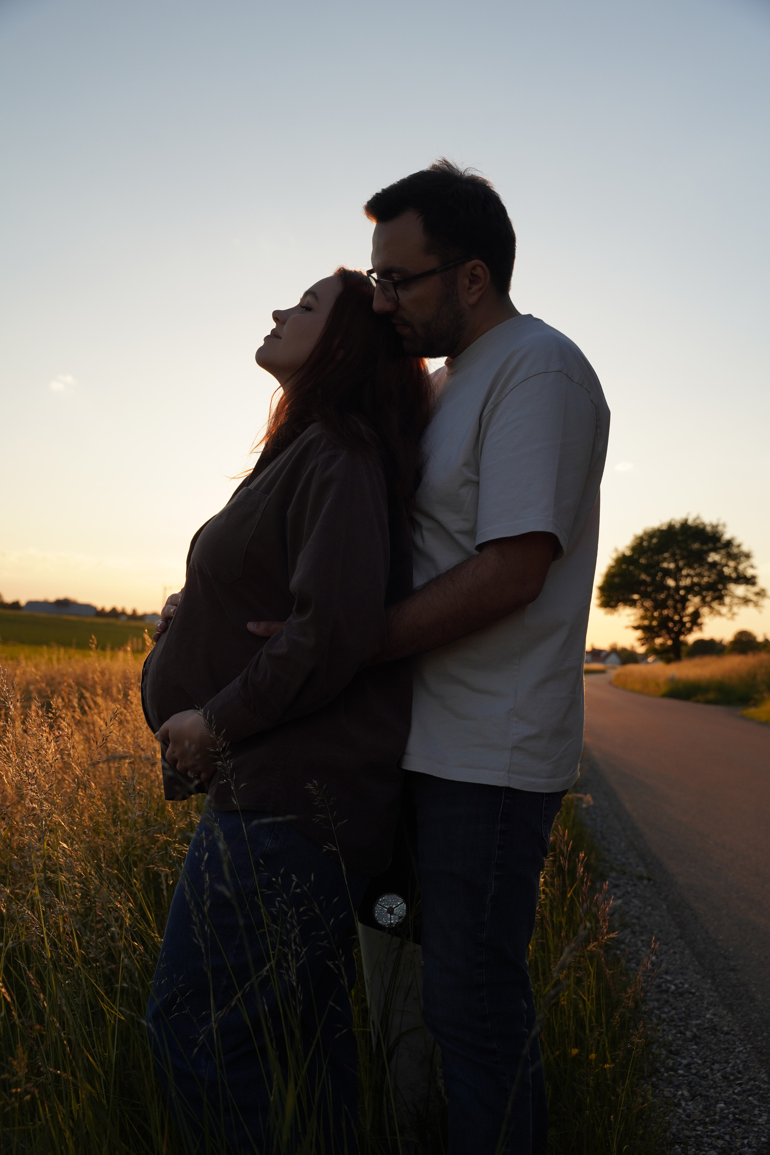 Abendliches Familienfotoshooting Outdoor