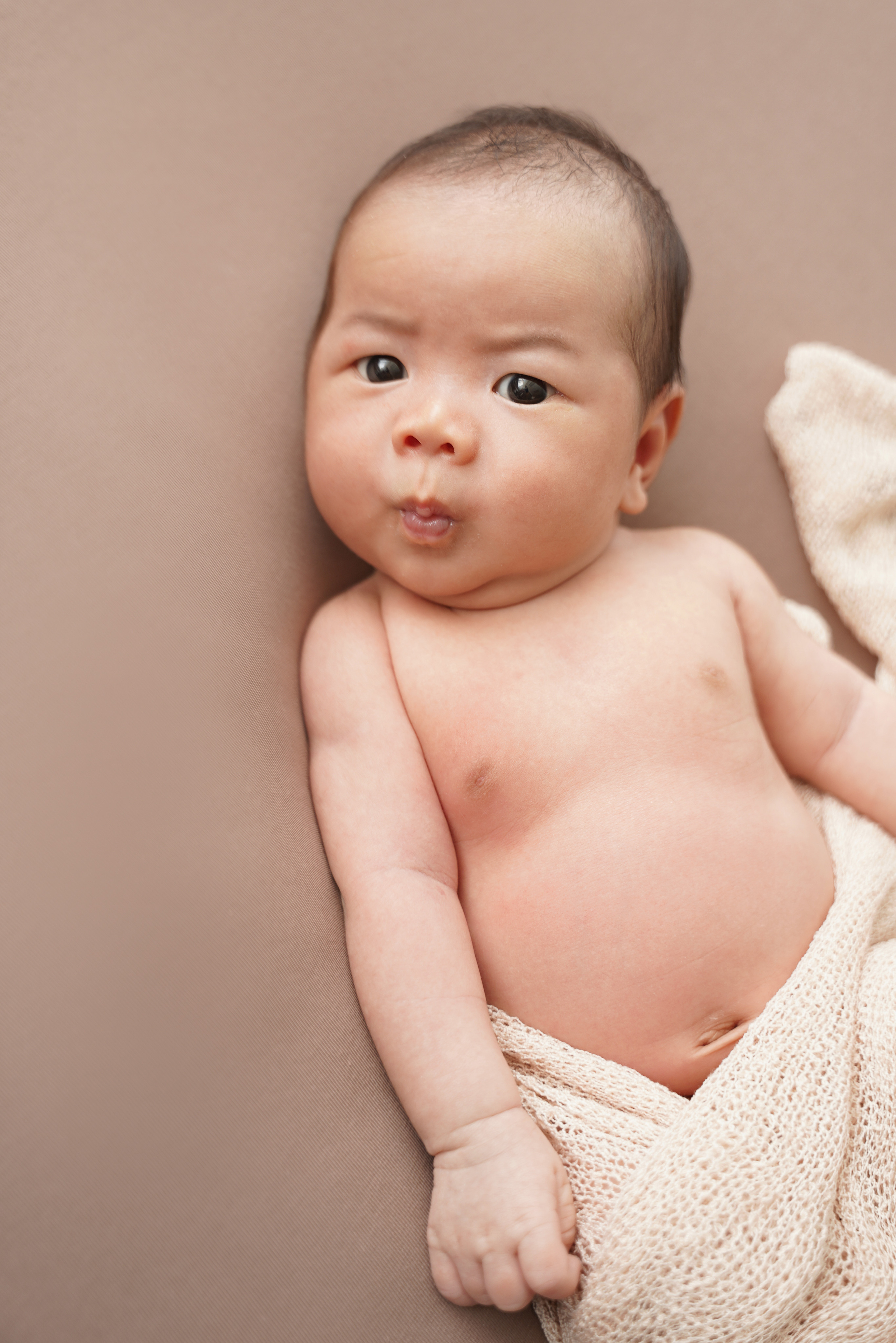 ausdrucksstarker Babyblick