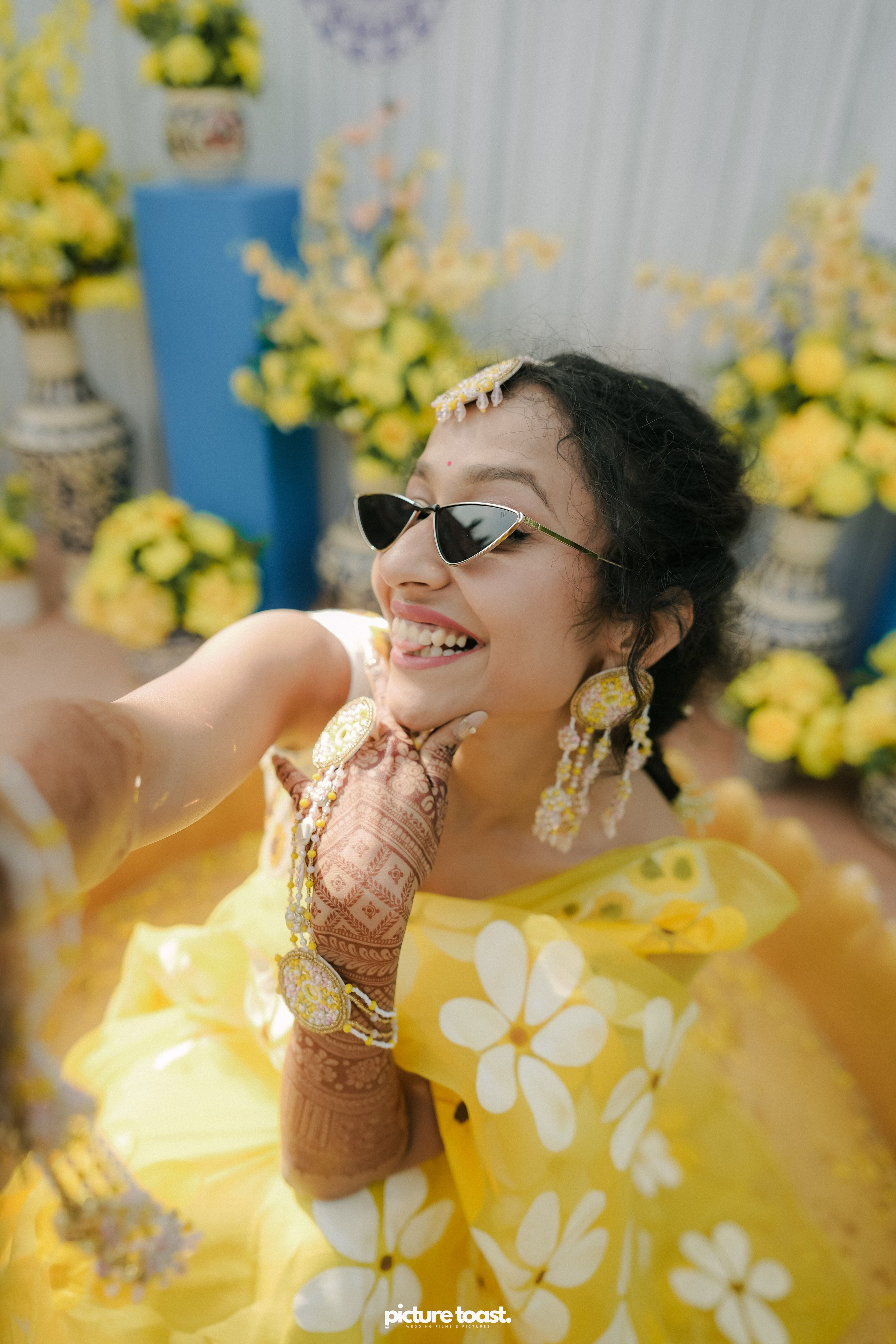 Haldi Hues Ft. Baebie & Goyal. Fine art Wedding Photographers in India & Canada