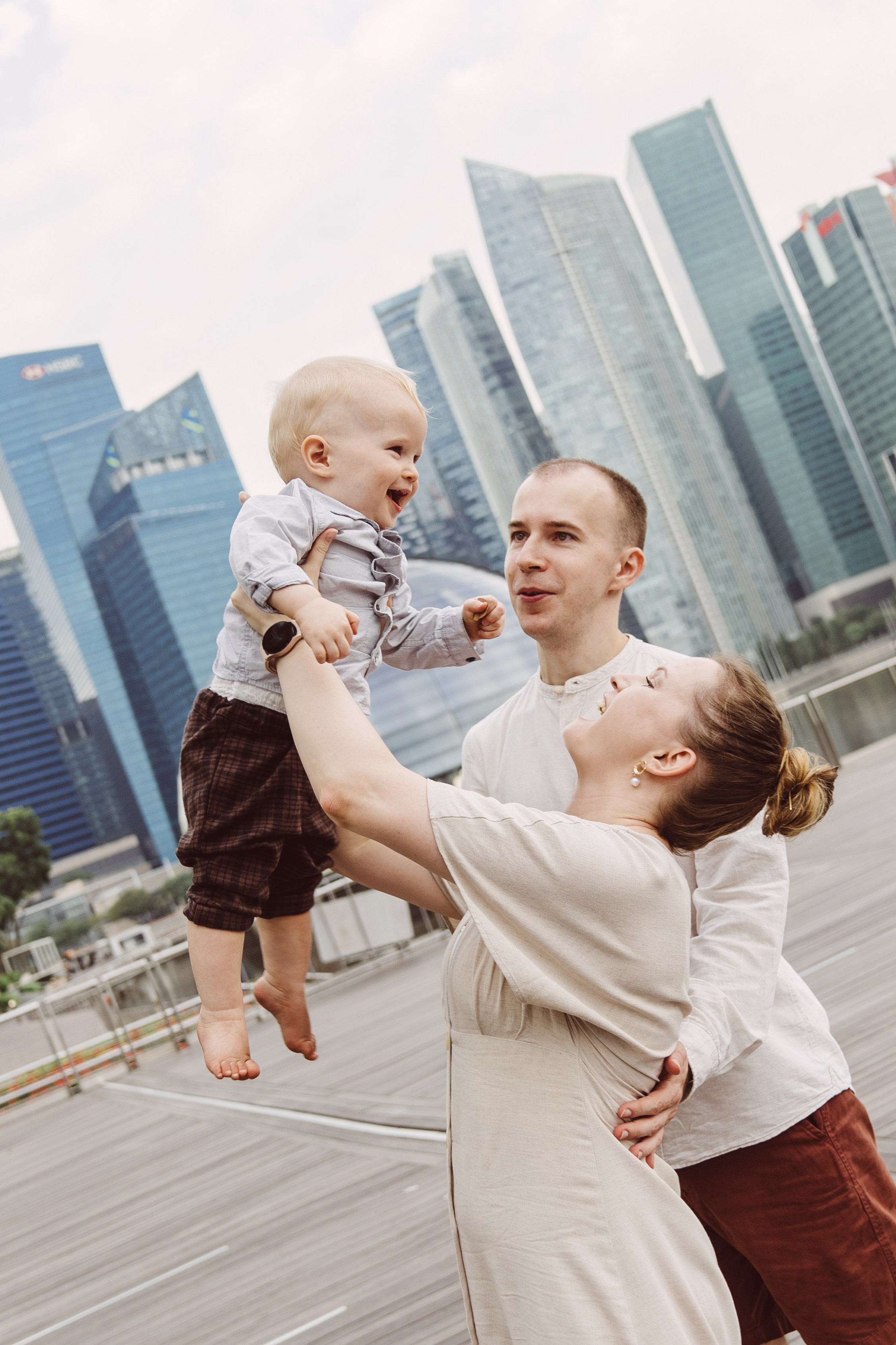 Family. Dasha in Singapore