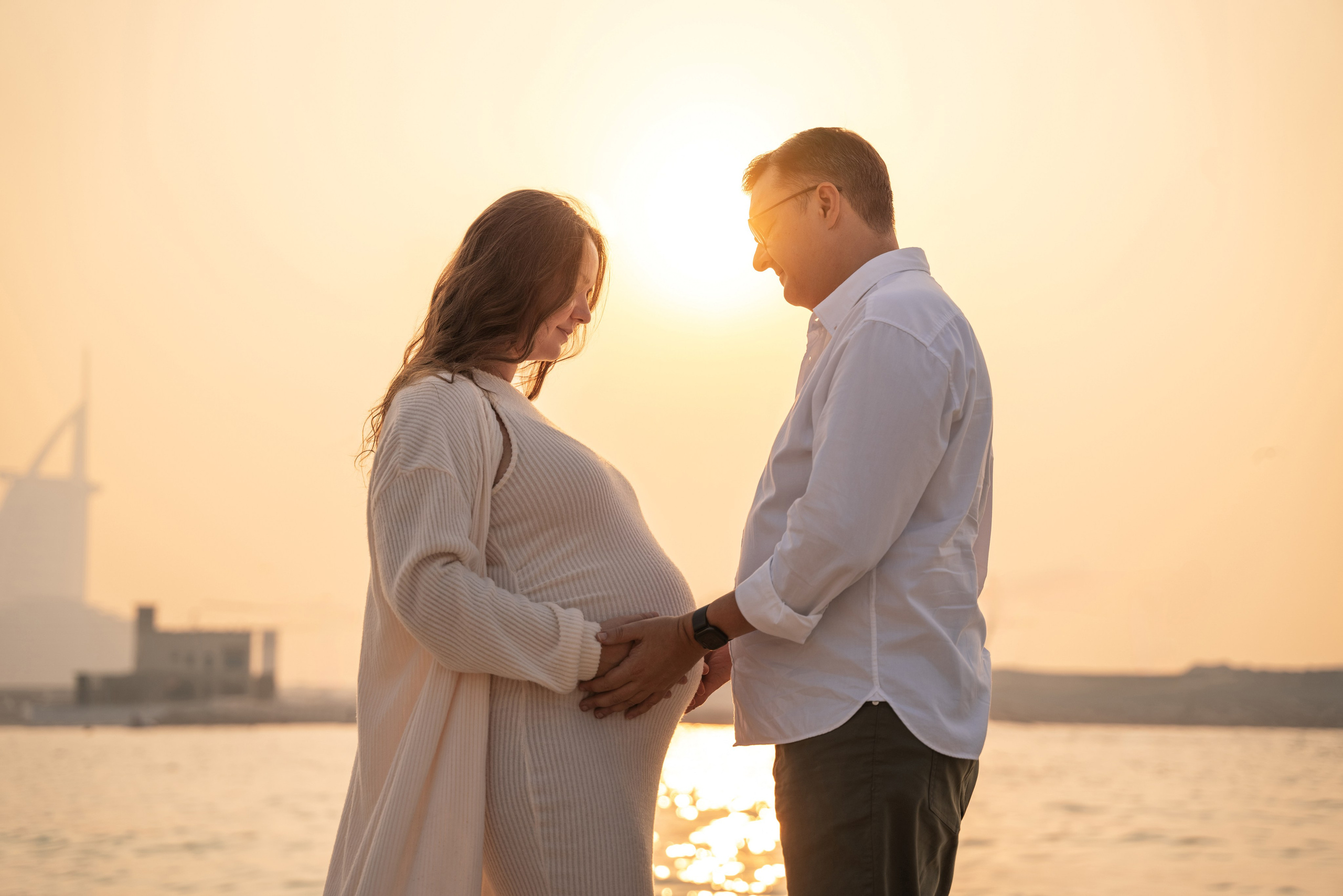 Beach sunset. Angela Iakovleva — Family Photographer in Dubai