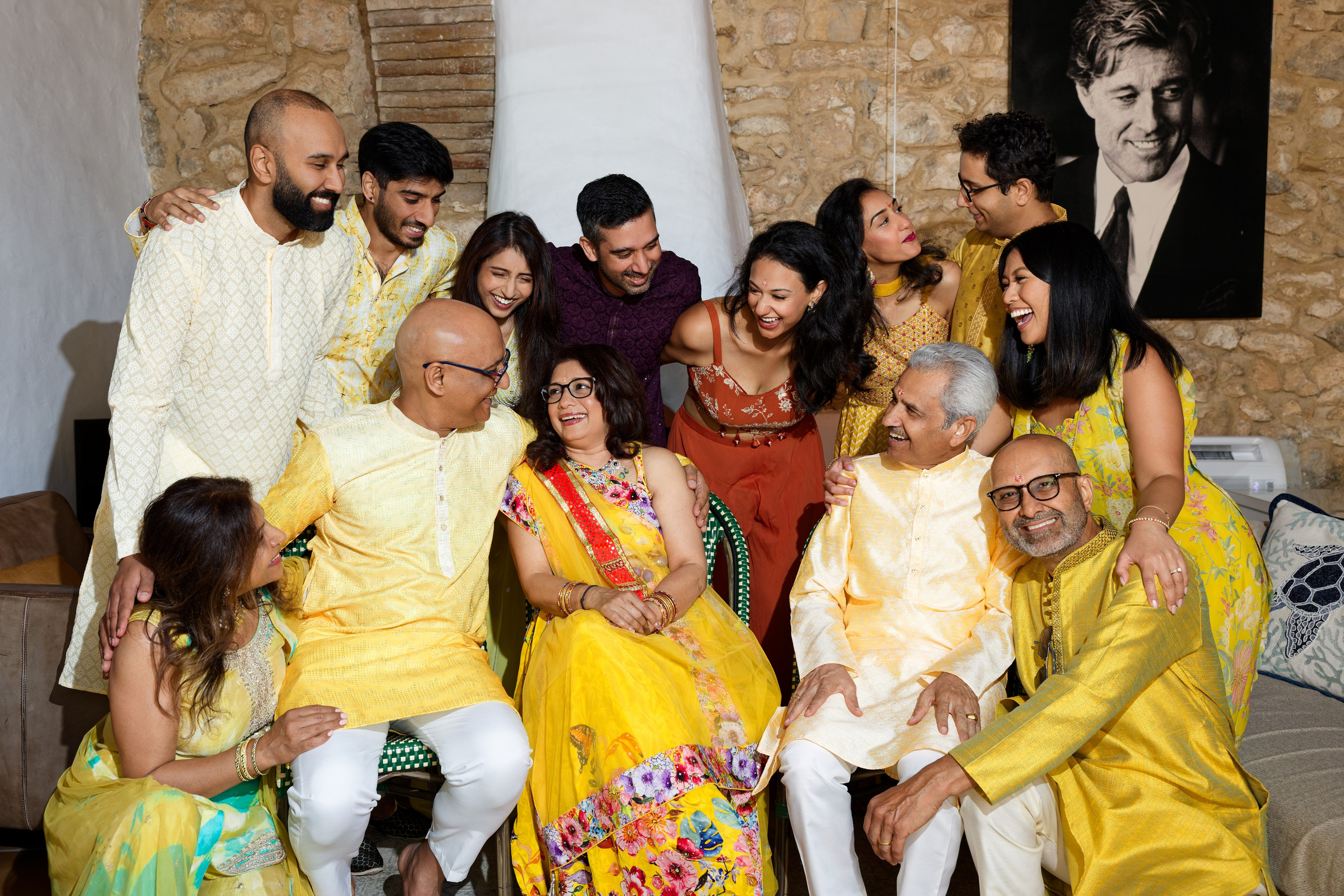 Indian wedding Haldi ceremony & Mehndi Night at Masia Nur, Sitges, Spain Preview