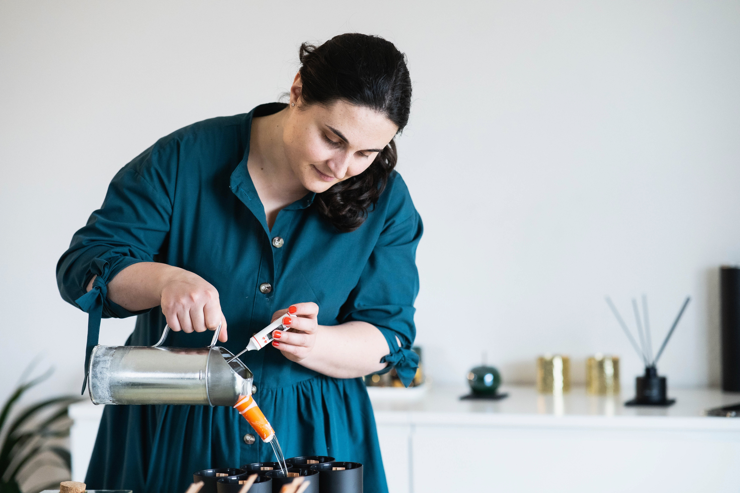 Ana Candles — Creation of Home-made candles. Nina Janeckova Fotografin und Videografin am Bodensee