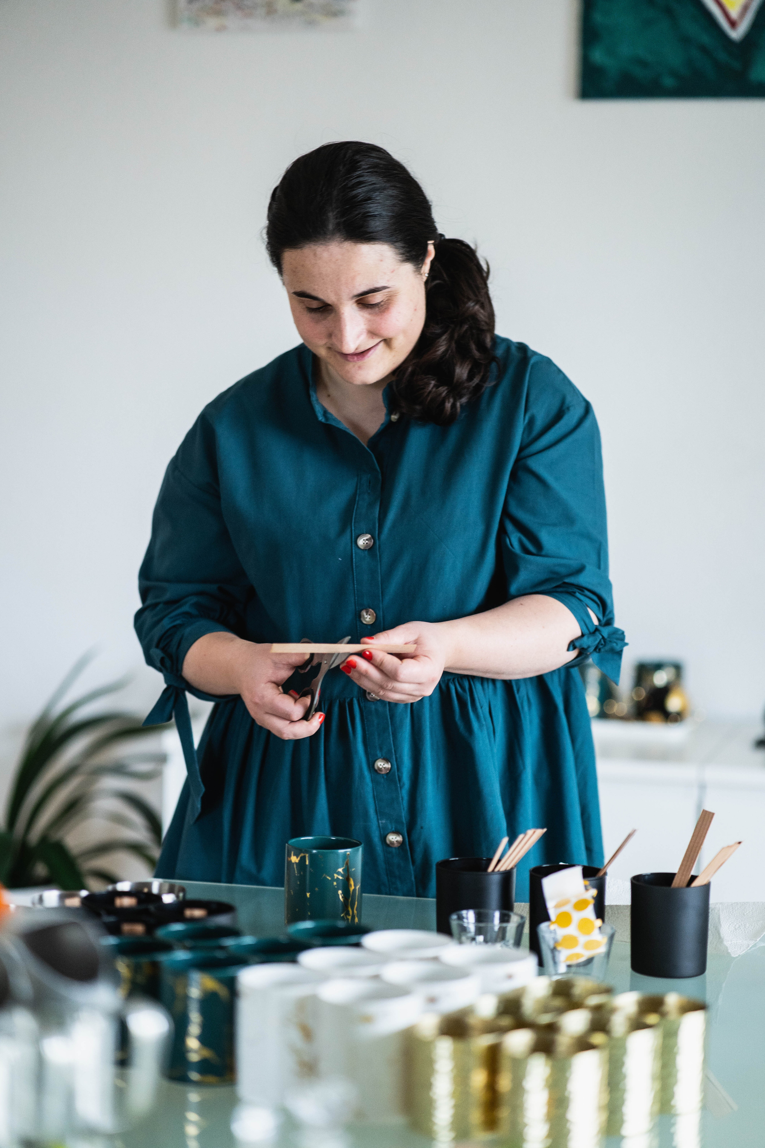 Ana Candles — Creation of Home-made candles. Nina Janeckova Fotografin und Videografin am Bodensee