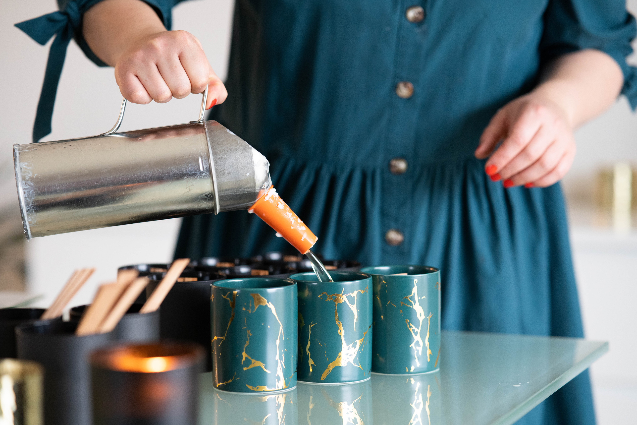 Ana Candles — Creation of Home-made candles. Nina Janeckova Fotografin und Videografin am Bodensee