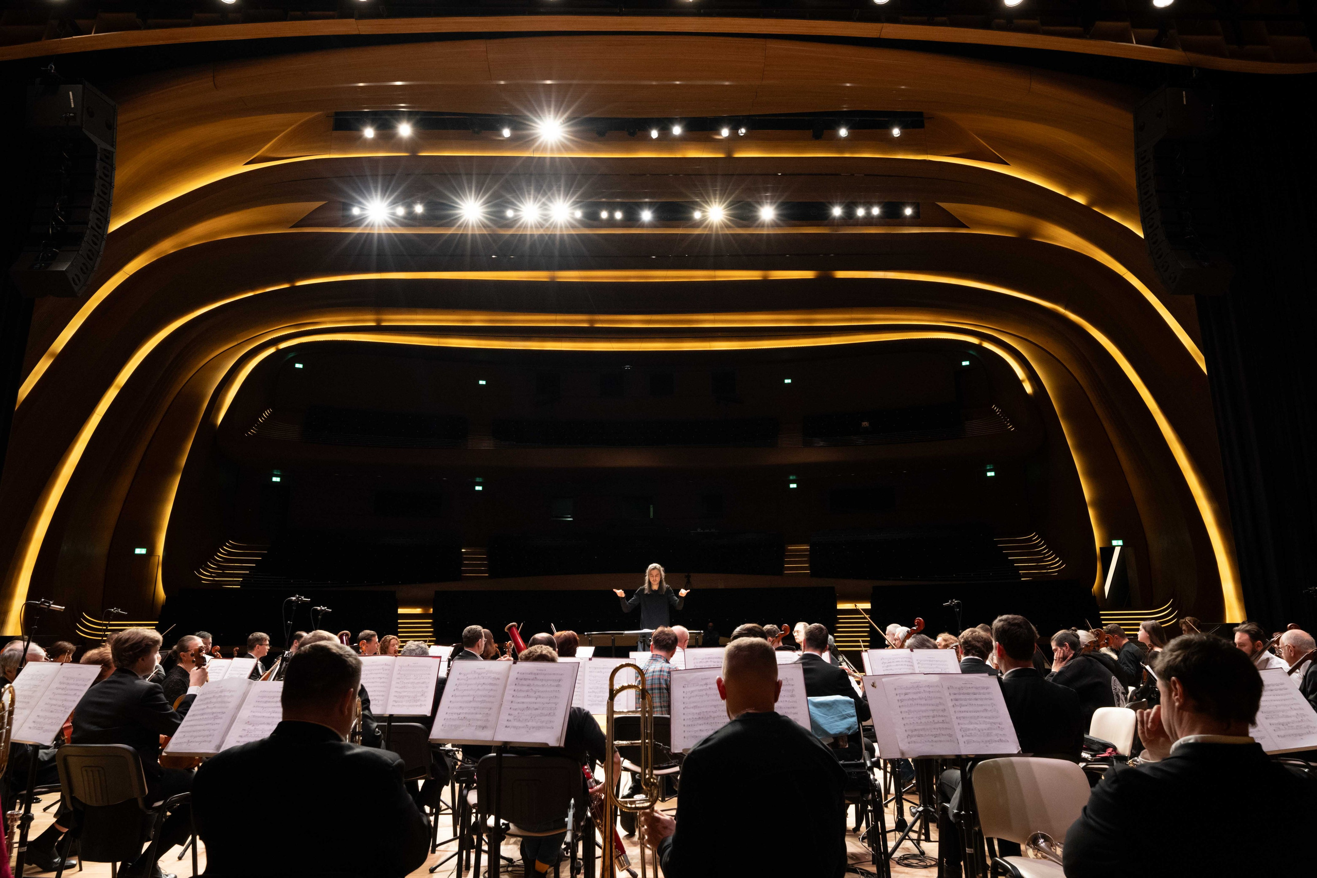 The Tchaikovsky Academic Grand Symphony Orchestra in Baku. Wedding&Event photographer Ismail Rzayev in Baku