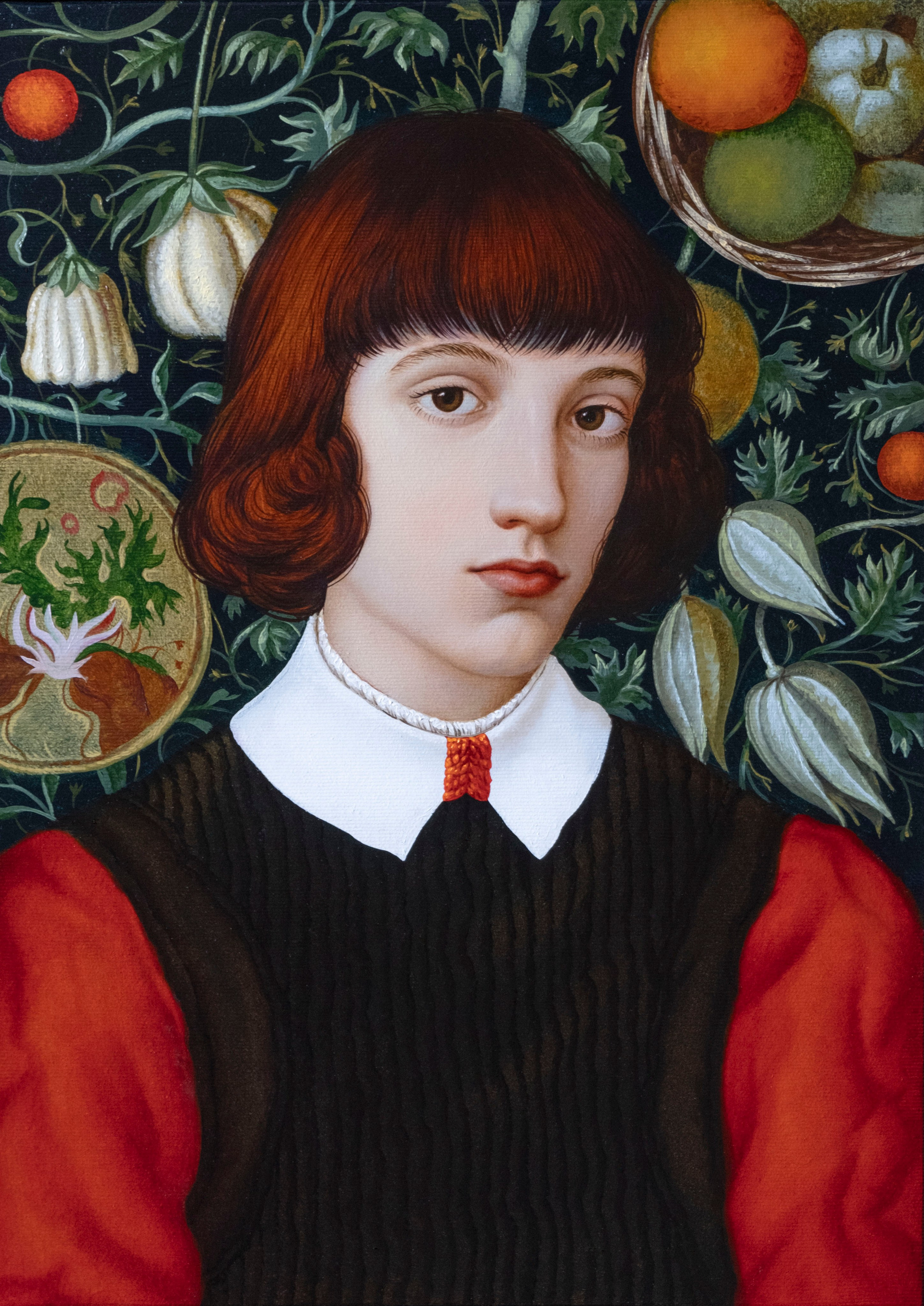 Portrait with Red Sleeves. ELEN BEZHEN