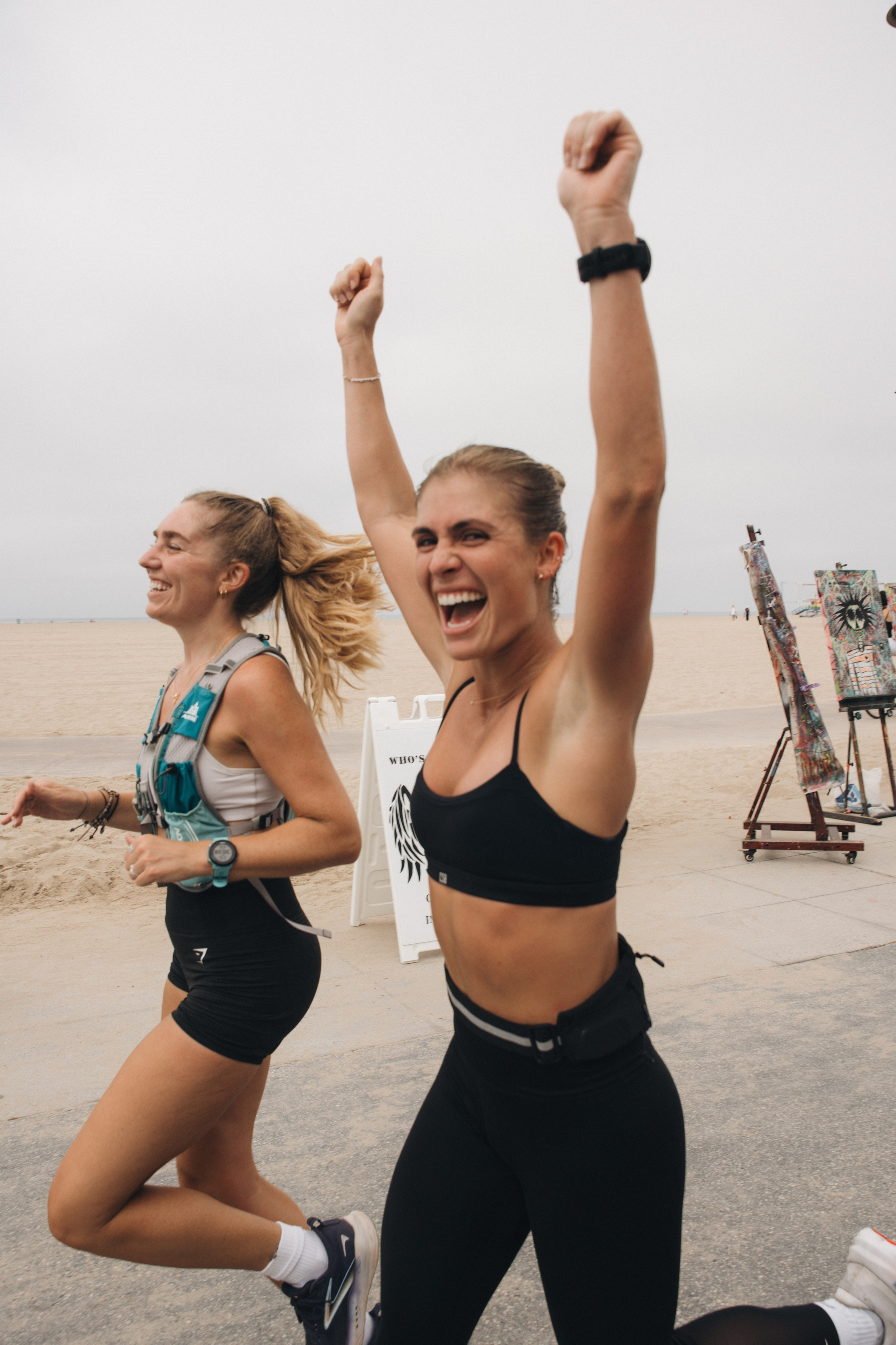 Keep Winning & Revenge Tour Run Club. Santa Monica based photographer Kristina Vasilenko