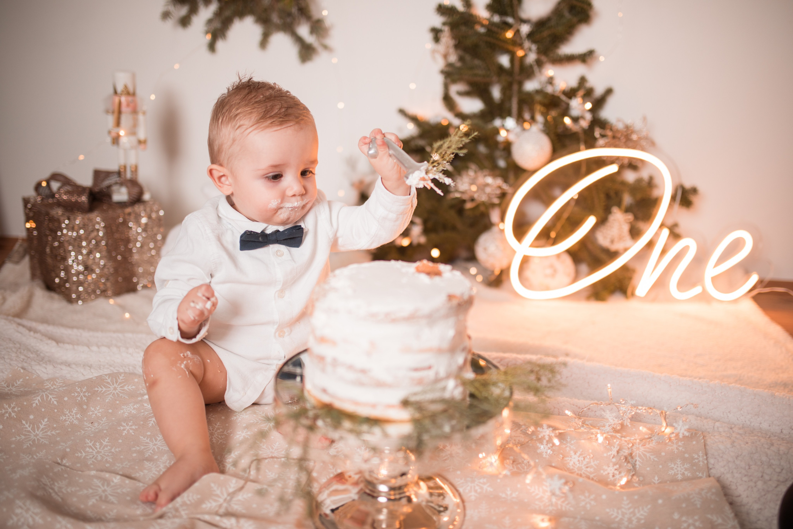 ILIJA 1TH BIRTHDAY SMASH CAKE. HOME