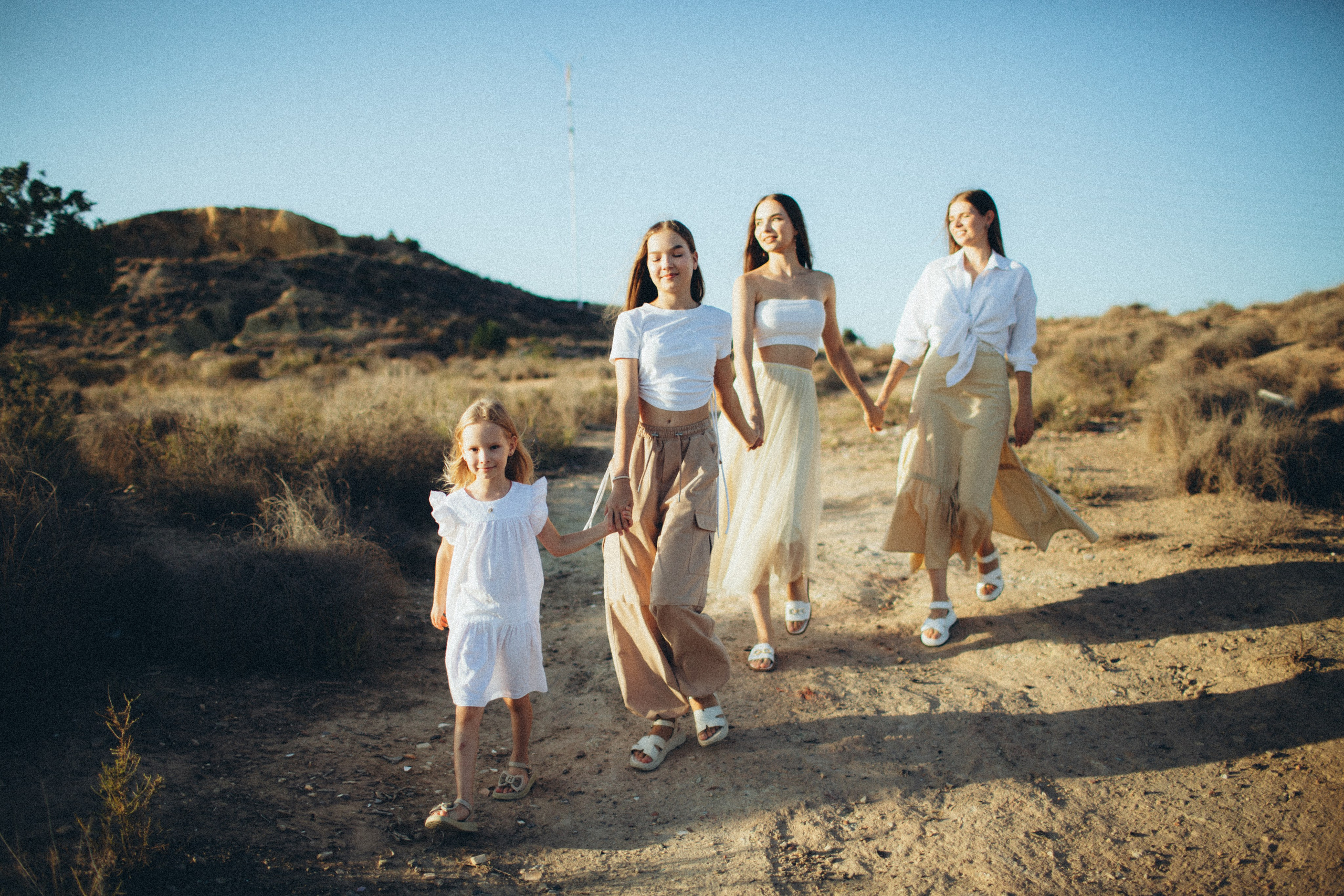 Семейные сьемки на закате. Главная