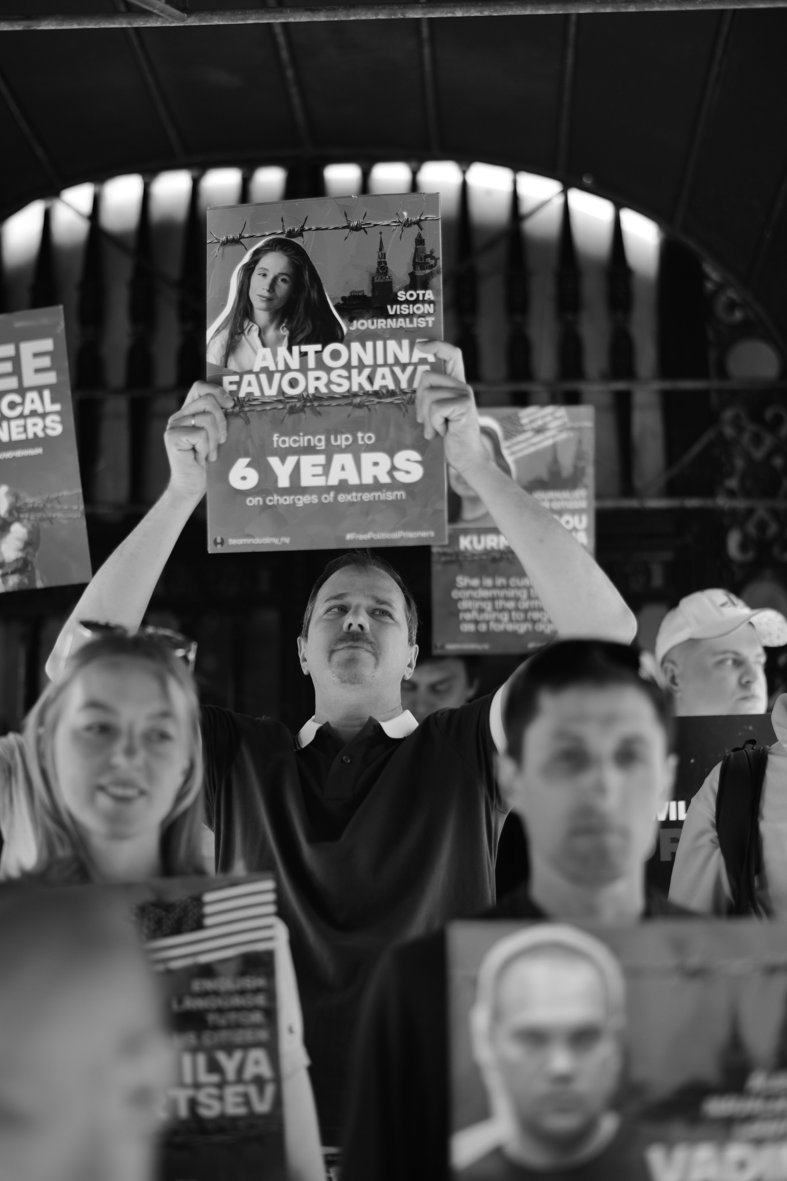 Rallies of team Navalny NY. Photographer New York / Los Angeles
