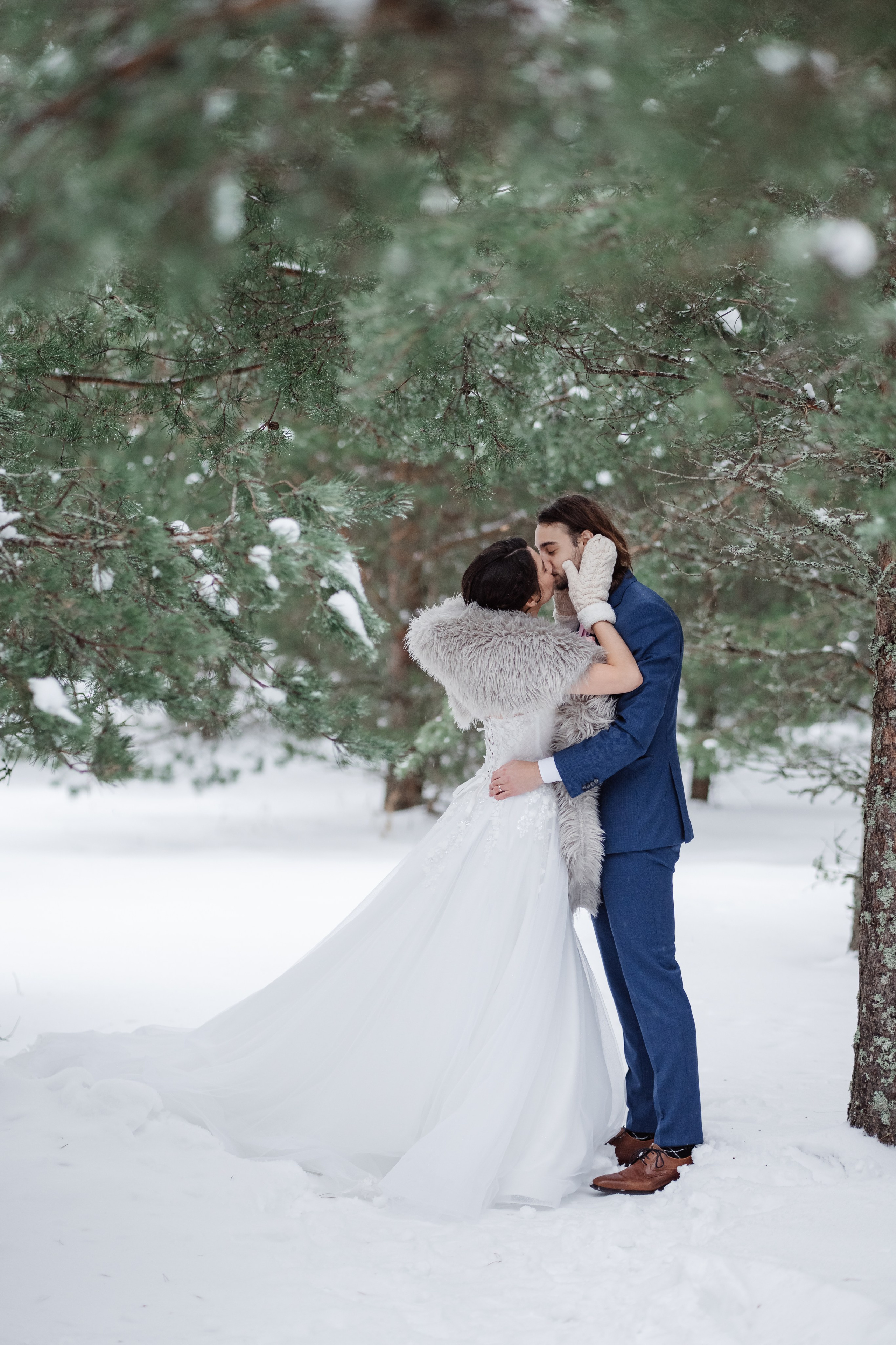 Winter bryllup. Bryllupsfotograf i hele Norge