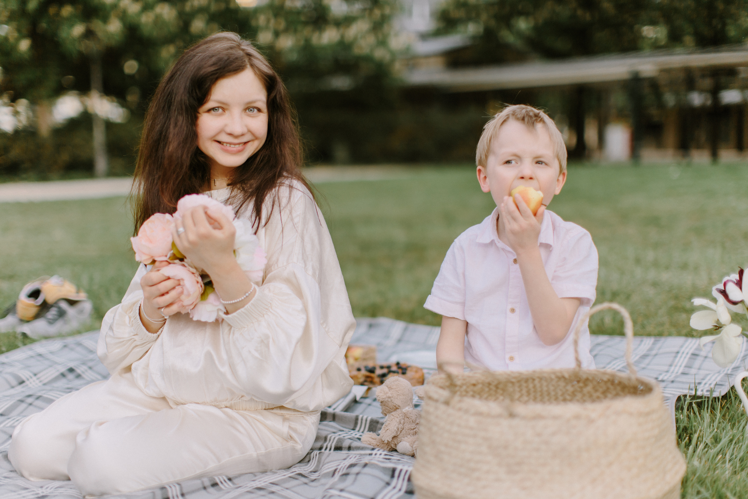 Familien-Picknick in Baden-Baden. Maria Chistyakovа — Fotografin in Karlsruhe, Baden-Baden und Umgebung