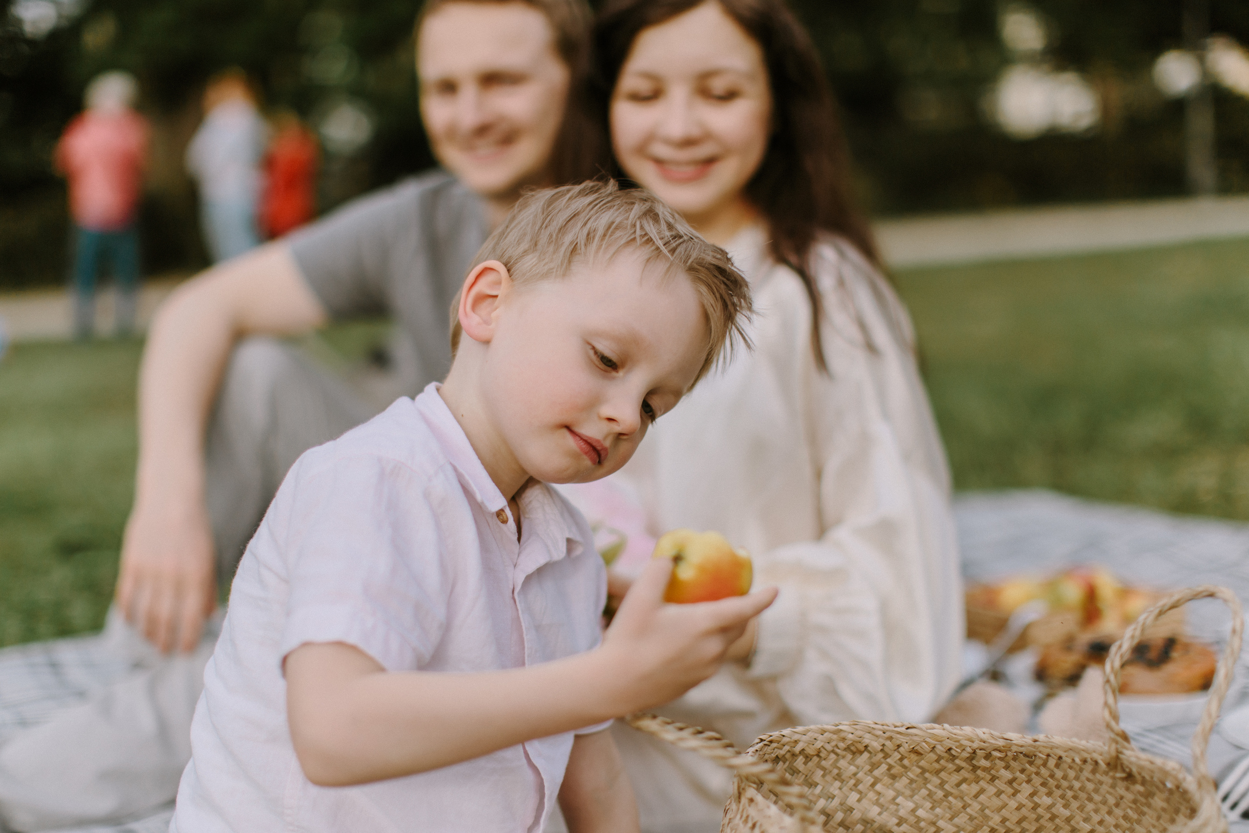 Familien-Picknick in Baden-Baden. Maria Chistyakovа — Fotografin in Karlsruhe, Baden-Baden und Umgebung