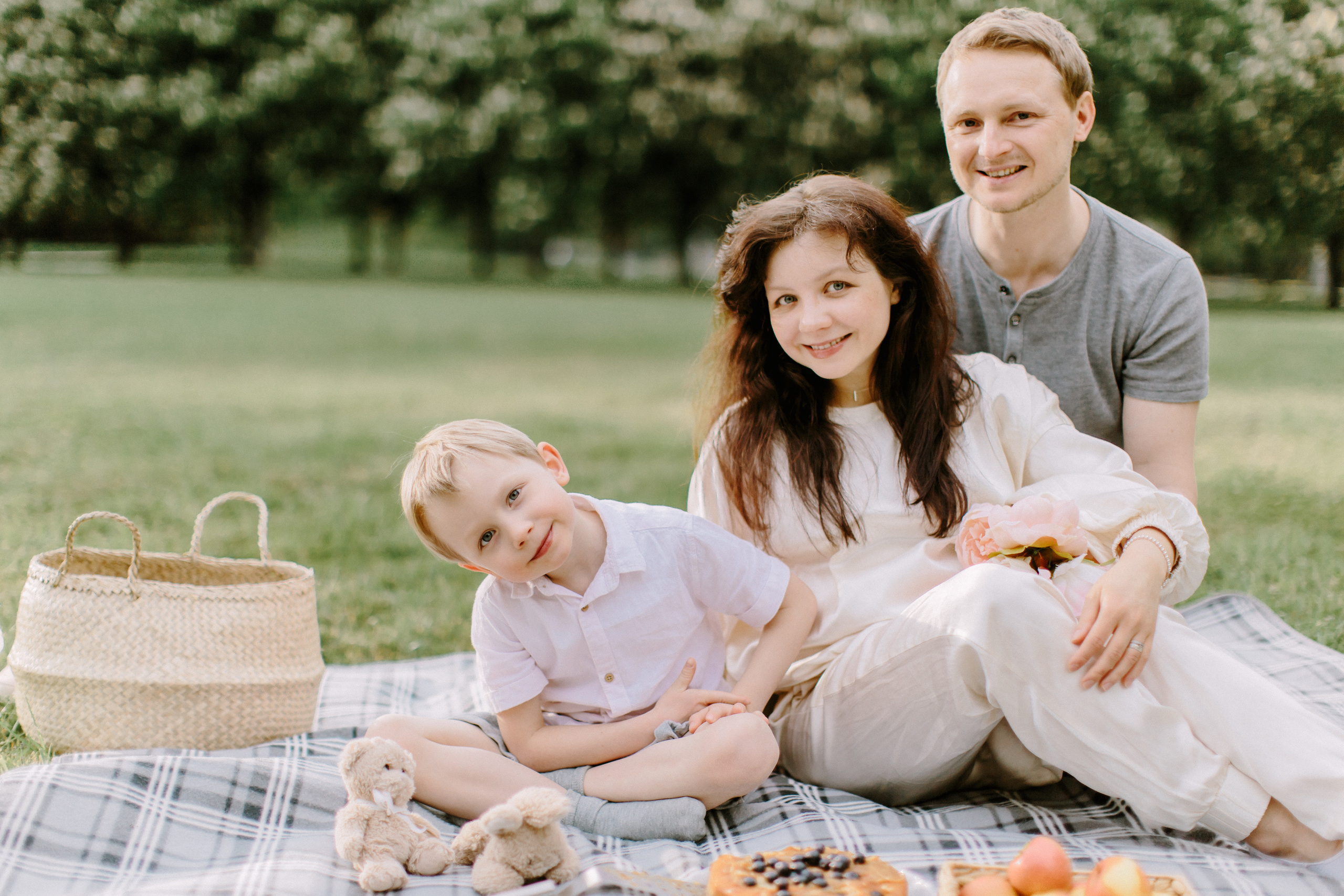 Familien-Picknick in Baden-Baden. Maria Chistyakovа — Fotografin in Karlsruhe, Baden-Baden und Umgebung