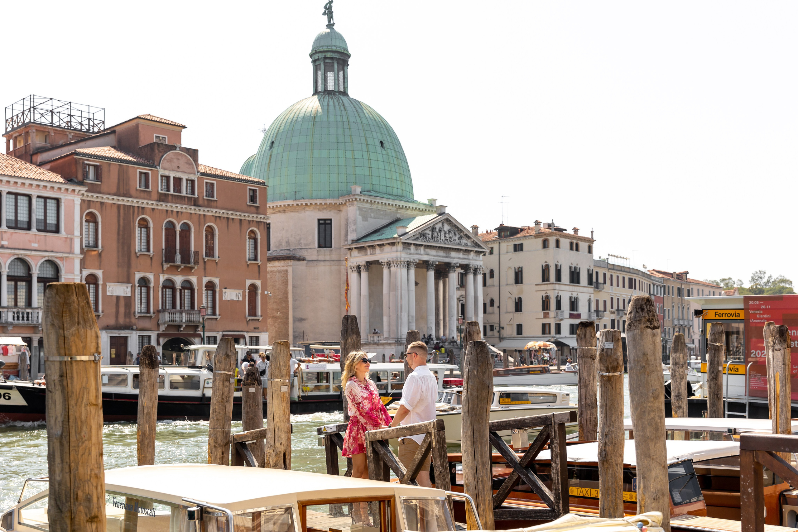 Hot summer day in Venice with Sergey and Maria
