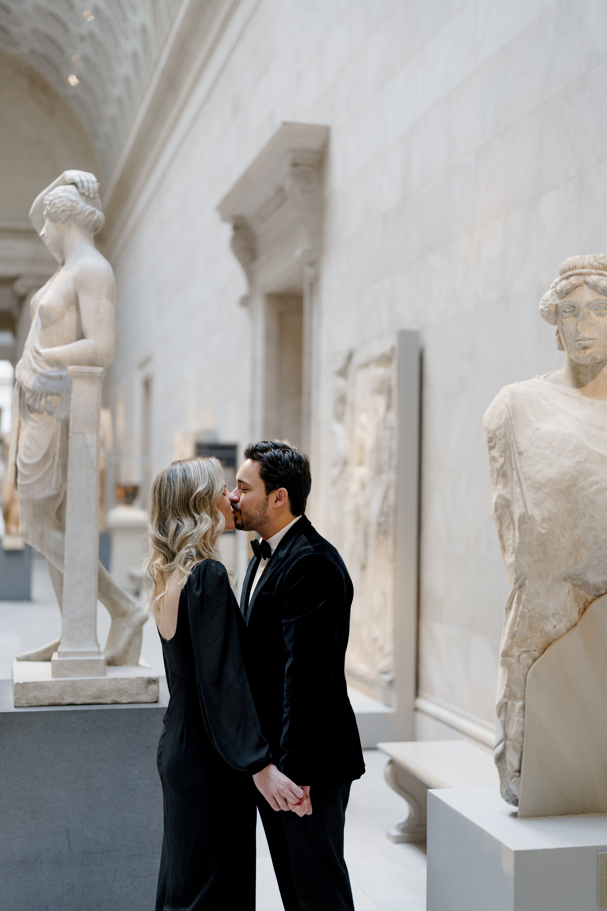 Caroline and Brendan’s Museum MET and Library Engagement Shoot. Wedding photographer and videographer New York | New Jersey