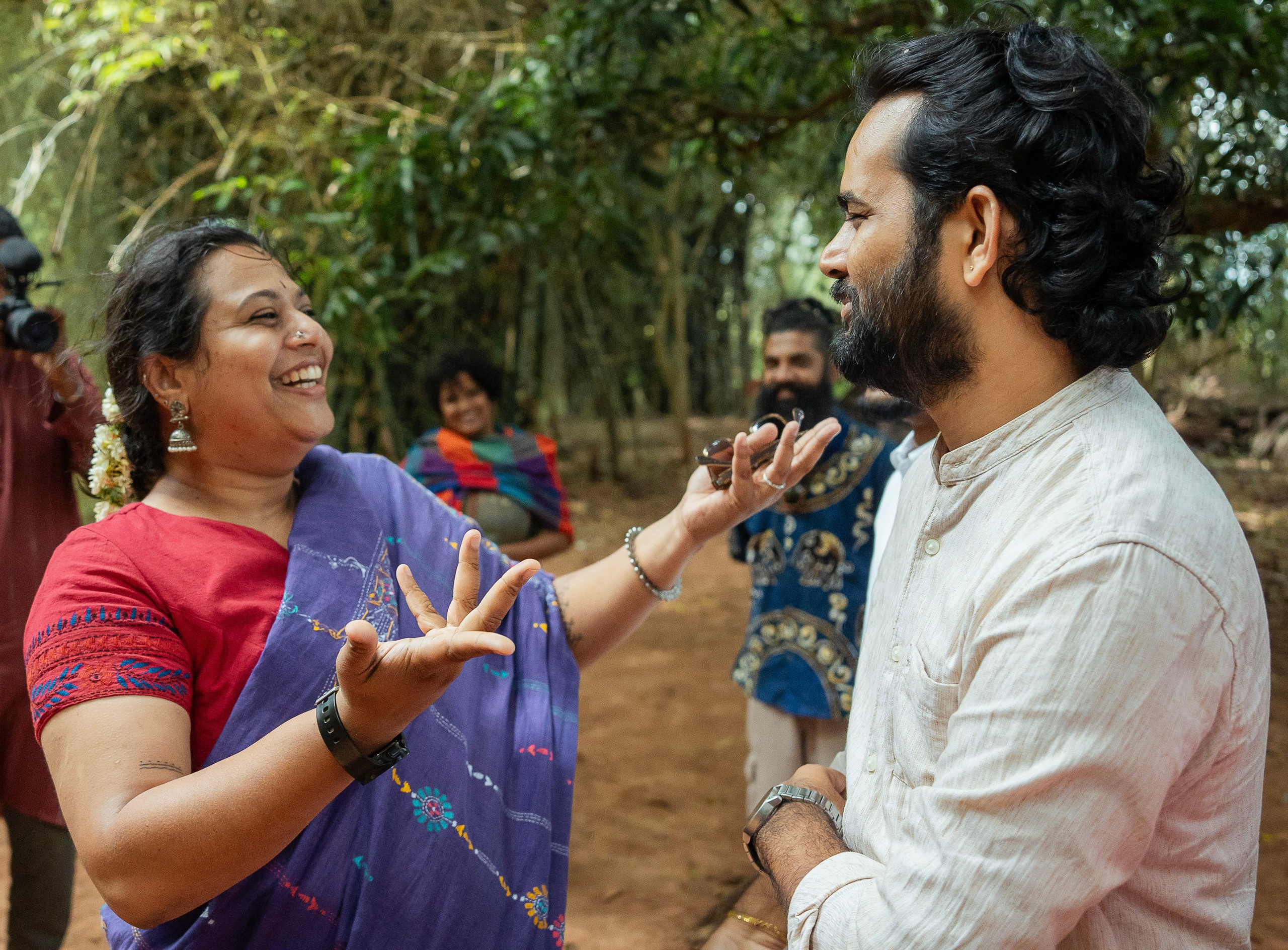 Shraddha & Sumukha, Mantra Mangalya Wedding under a Mango Tree, Red Earth Kabini | Truly Yours