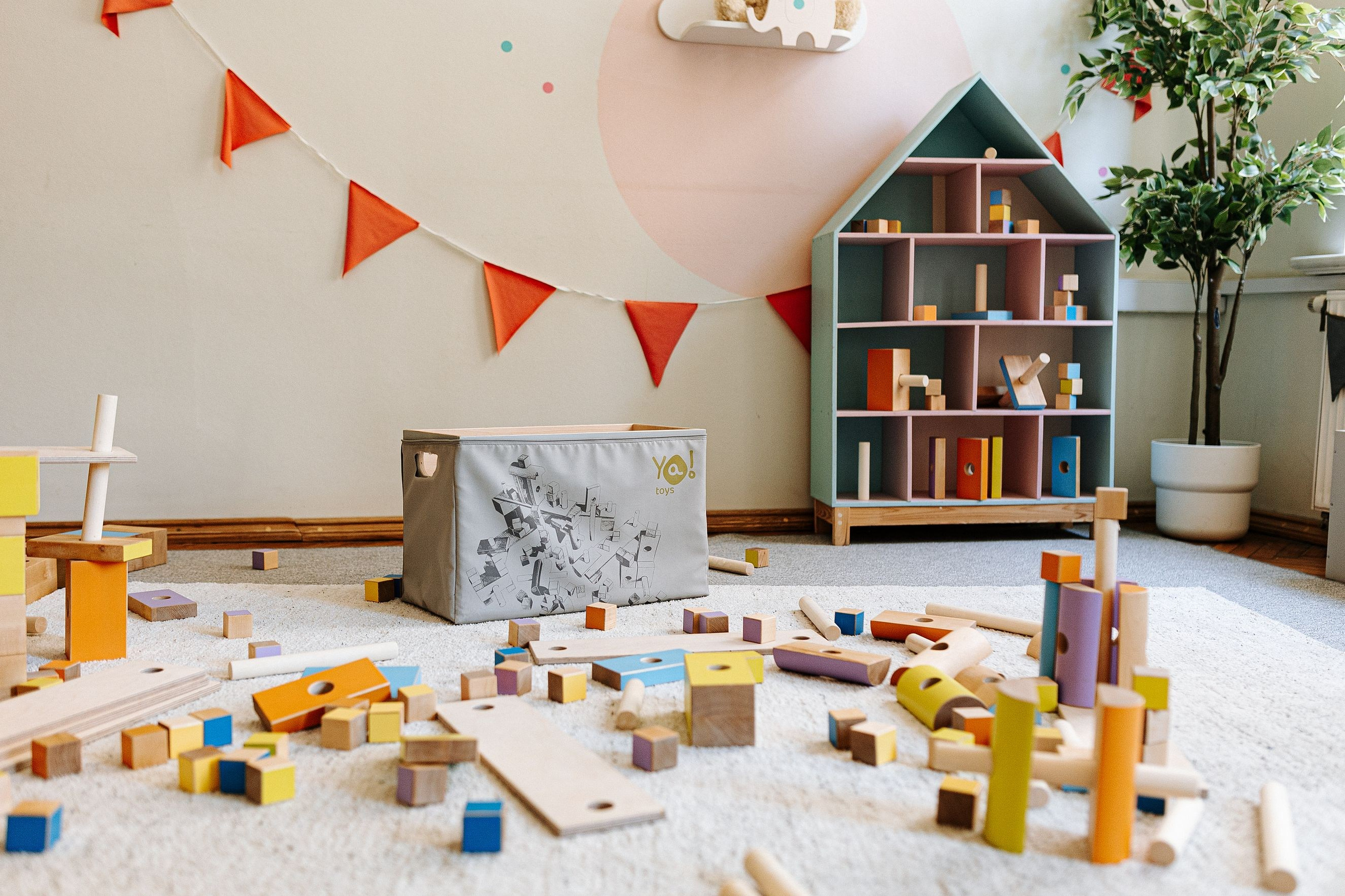 Bērnu koka kluči YaToys