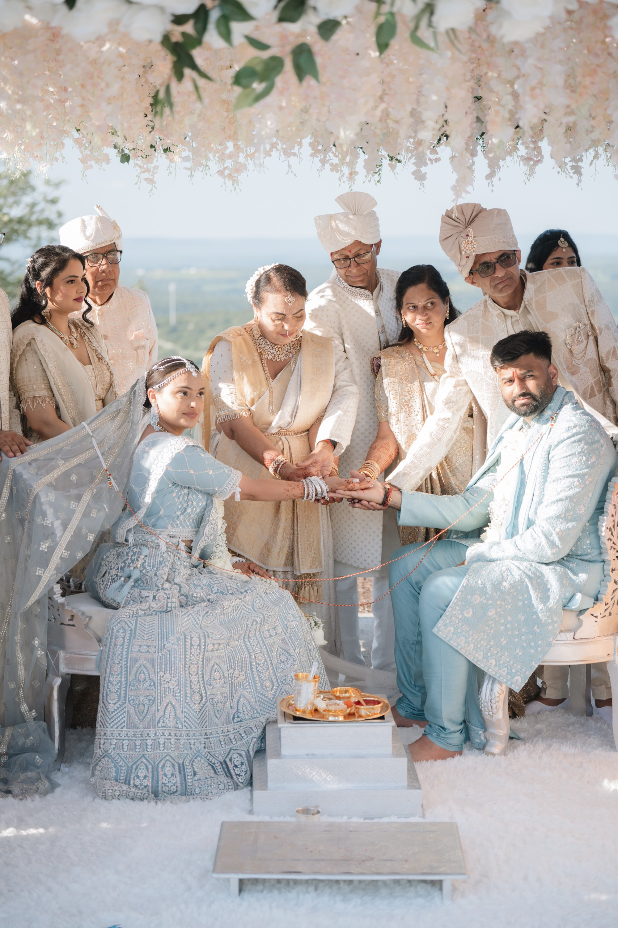 June 2025 — Zill and Raj’s traditional wedding. Portrait and wedding photographer in New York