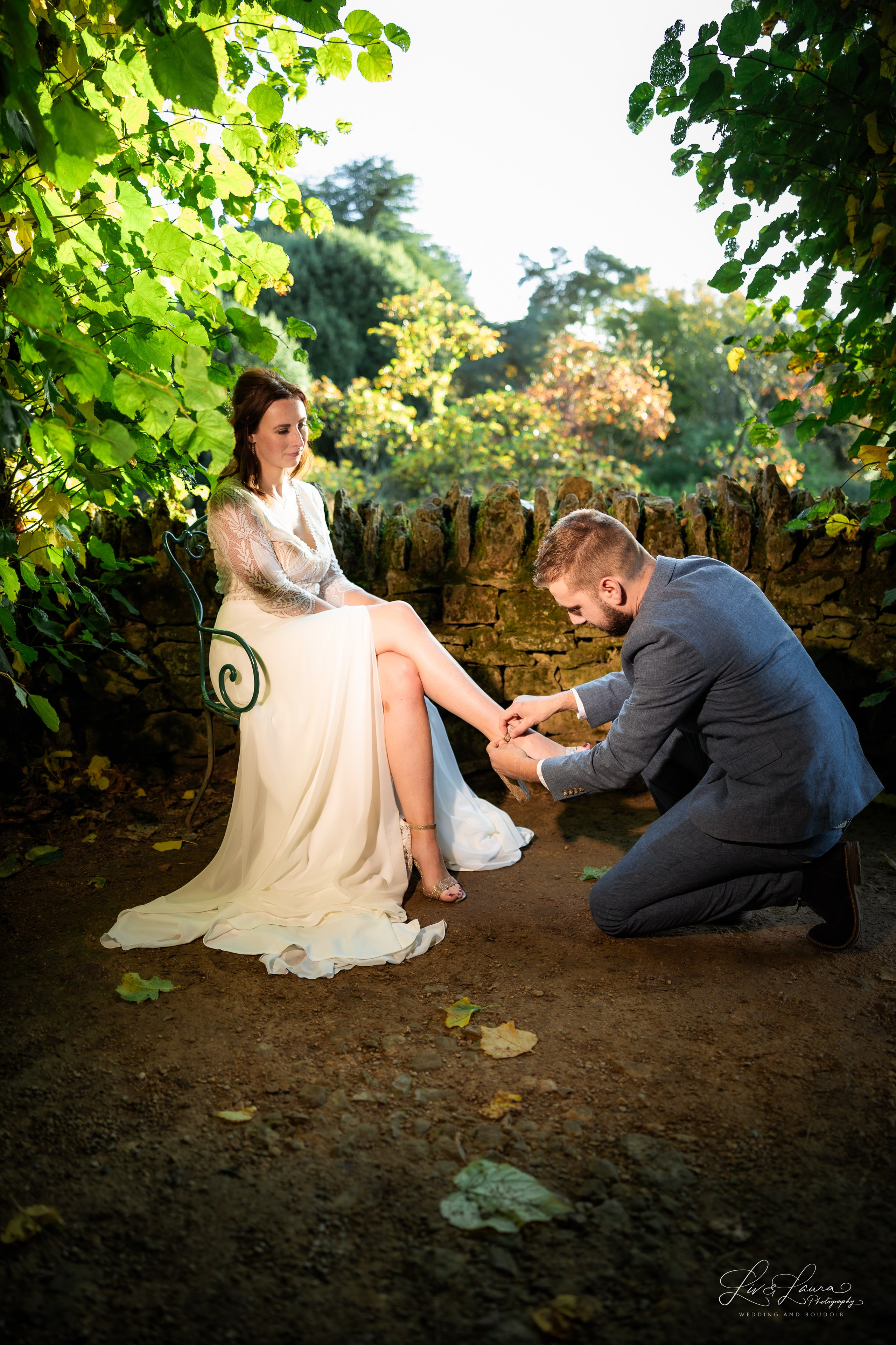 Amy and Dom. Wedding and boudoir photography by Liv and Laura