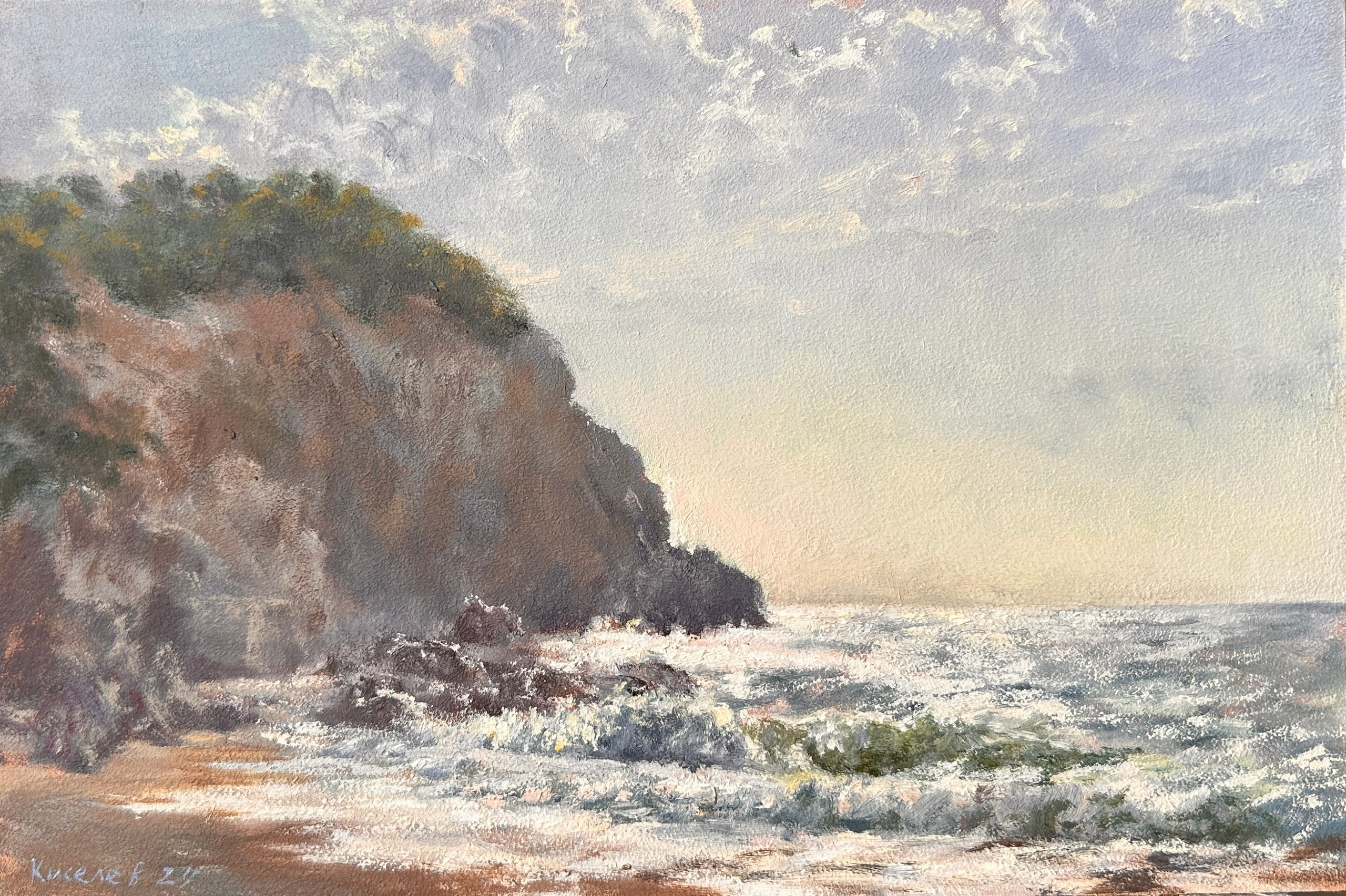 20 X 30, cartón óleo