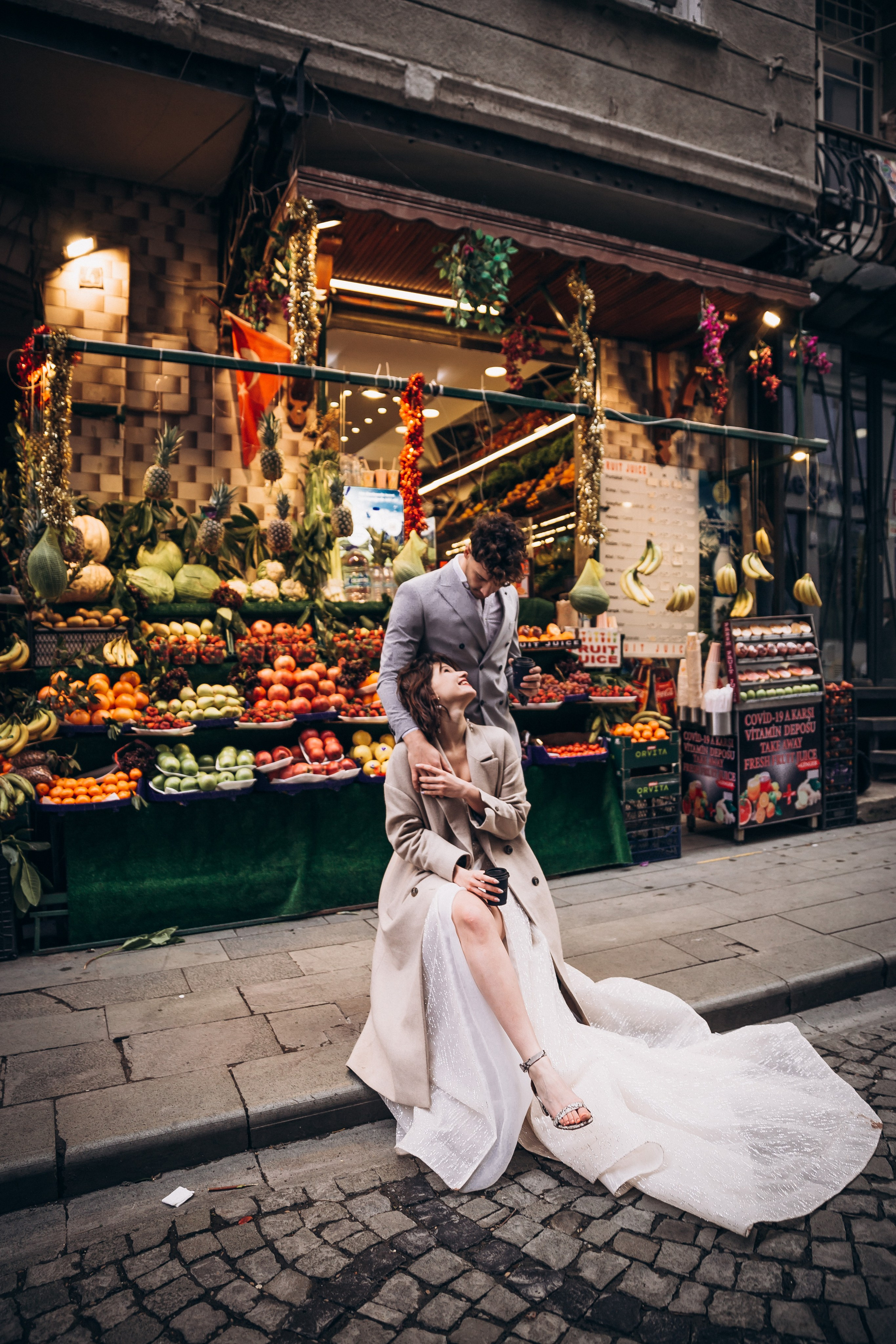 Romantic wedding photography in Denmark – seaside wedding memories